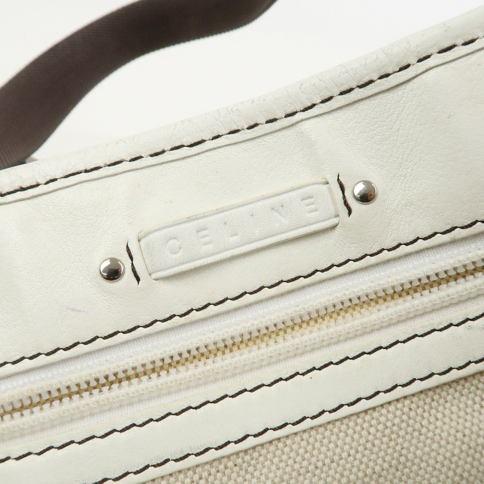 Celine Celine Macadam Coated Canvas Tote Beige Size ONE SIZE - 8 Thumbnail