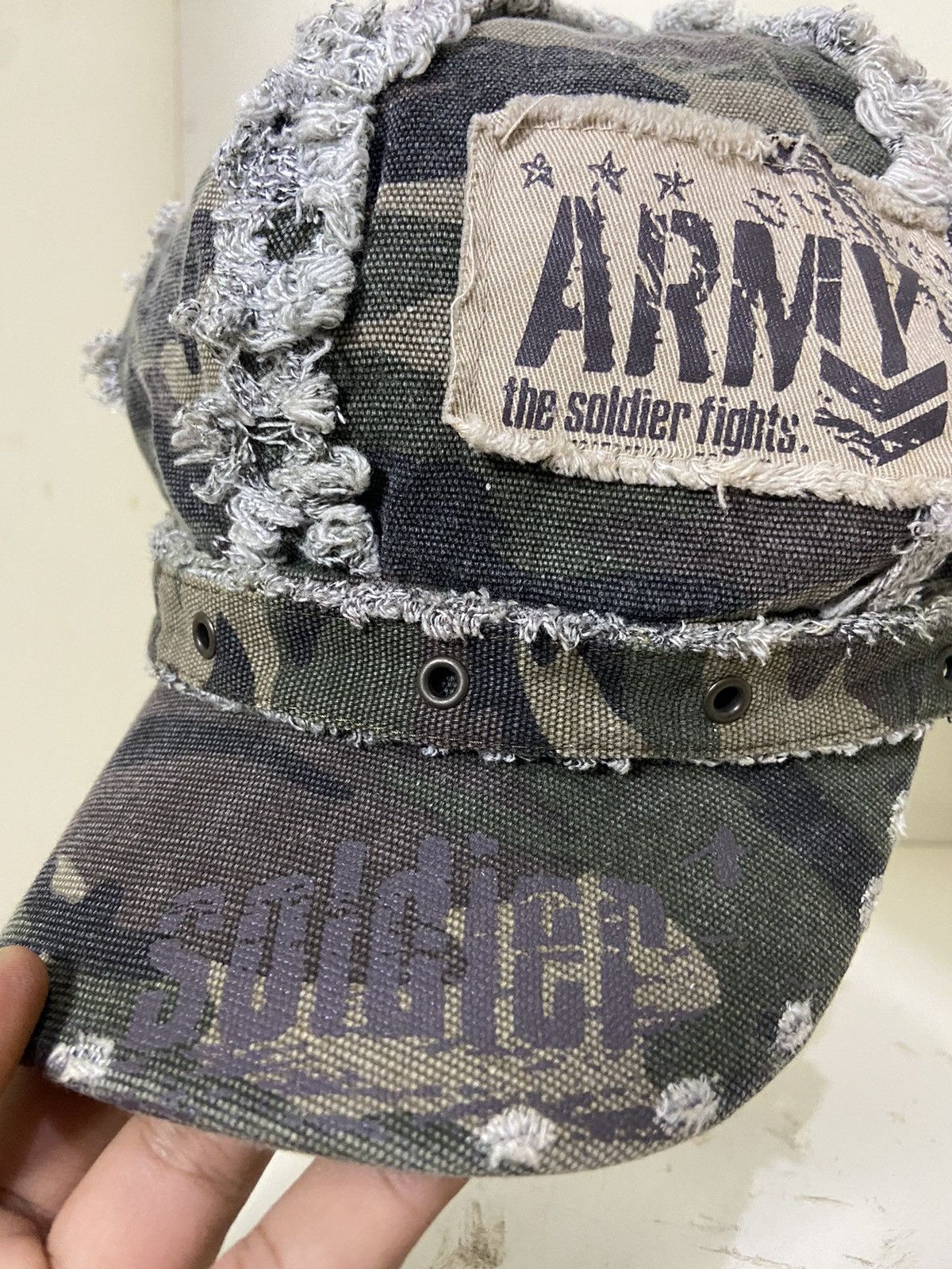If Six Was Nine VTG military sodier hats Size ONE SIZE - 2 Thumbnail