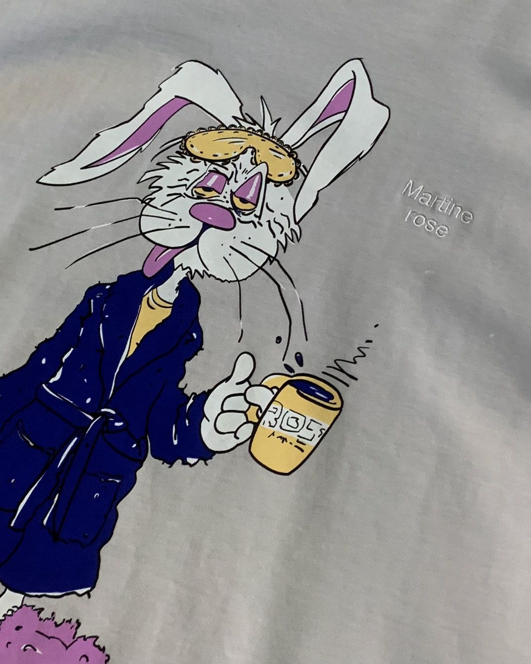 Martine Rose AW22 Groggy Bunny WFH Supersized Shirt Size US XL / EU 56 / 4 - 3 Thumbnail