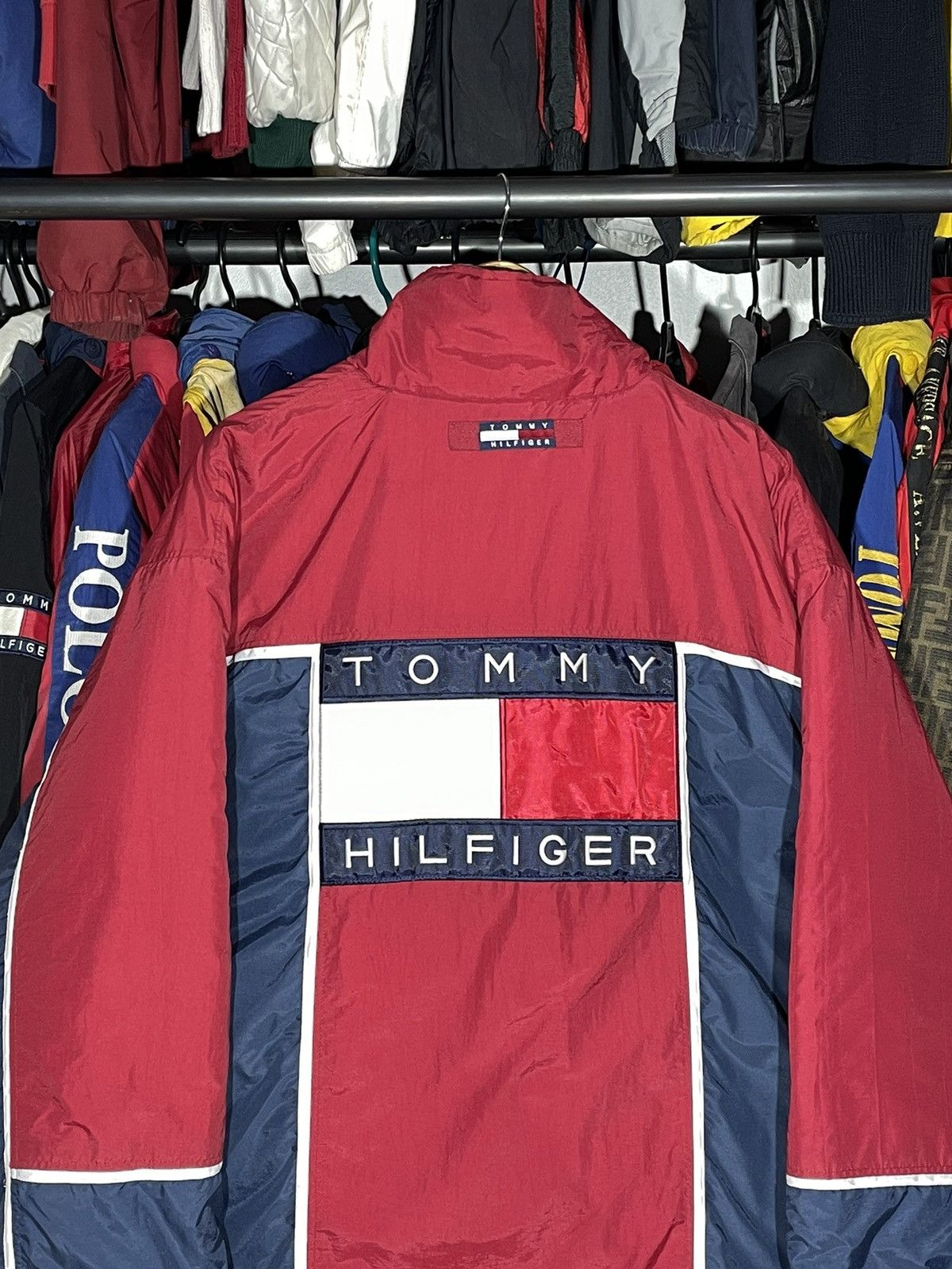 Tommy Hilfiger × Vintage Jacket Tommy Hilfiger Big Flag 90’s Vintage Size US XL / EU 56 / 4 - 2 Thumbnail