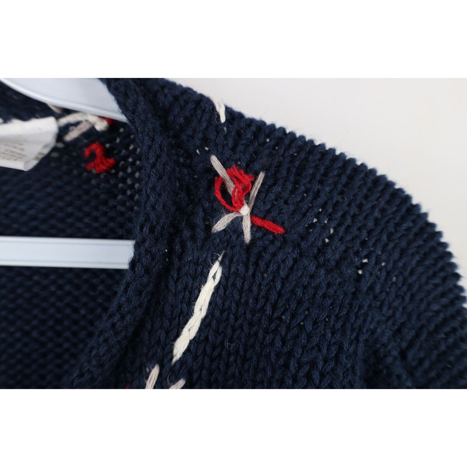 Vintage Vintage 90s Streetwear Marled Knit Christmas Santa Sweater Size XL / US 12-14 / IT 48-50 - 9 Thumbnail