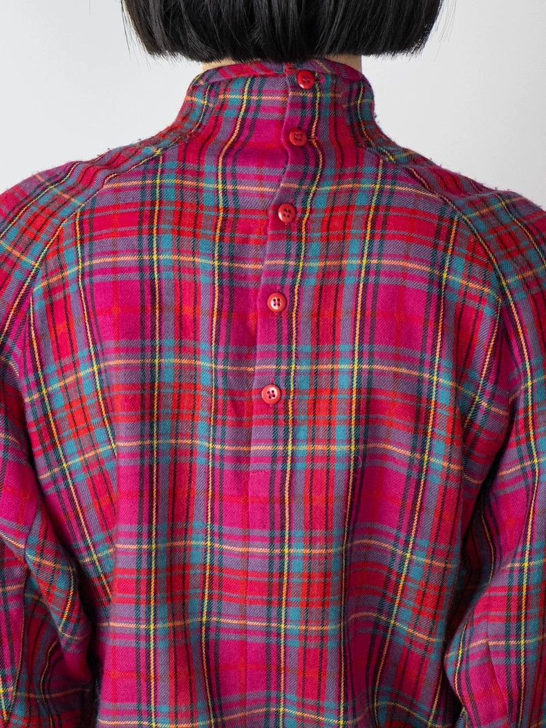 Kenzo KENZO Pink checkered wool sweater vintage Size M / US 6-8 / IT 42-44 - 6 Thumbnail