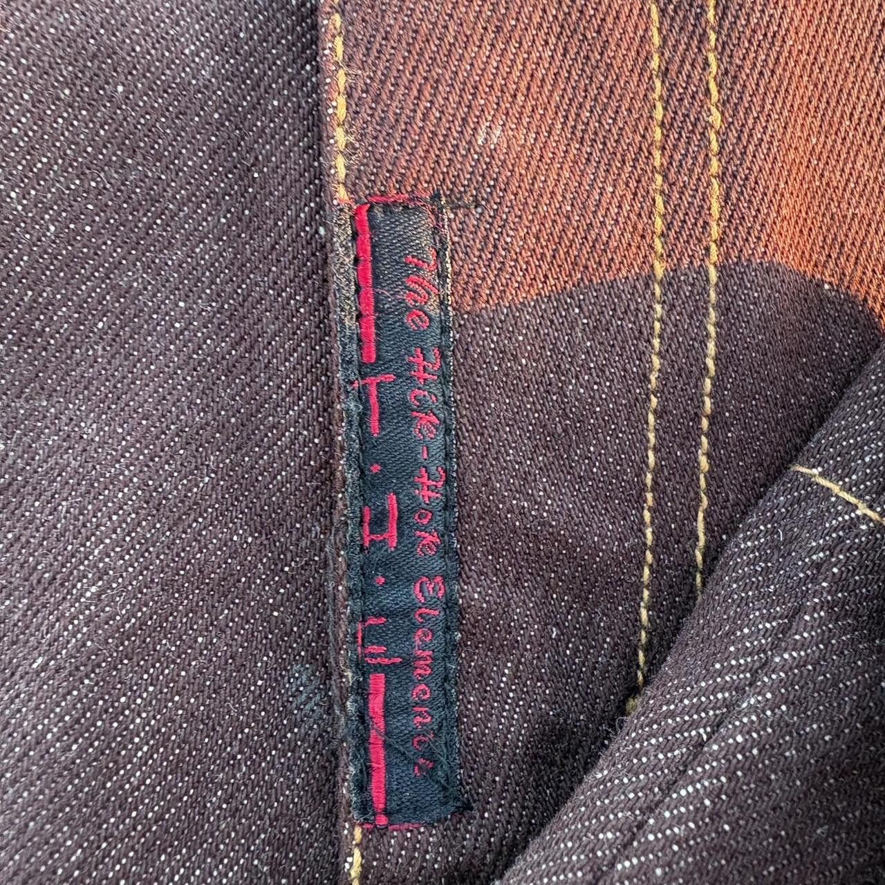 Other Hip Hop Elements Men’s Wide-Leg Jeans Brown Plaid Size 38 Size US 38 / EU 54 - 4 Thumbnail