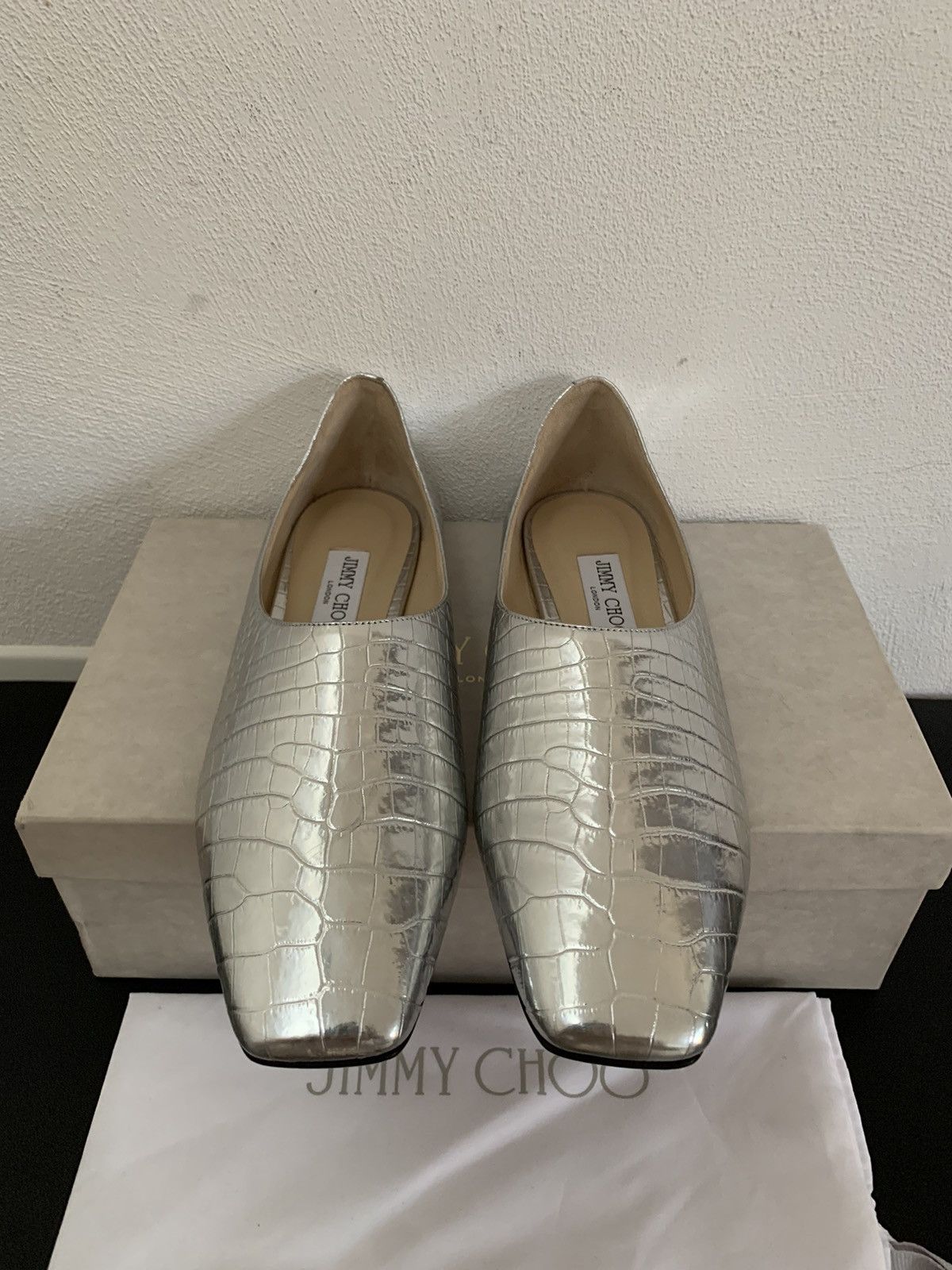 Jimmy Choo Jimmy Choo Leather Mocassino Retail €650 Size US 10 / IT 40 - 7 Thumbnail
