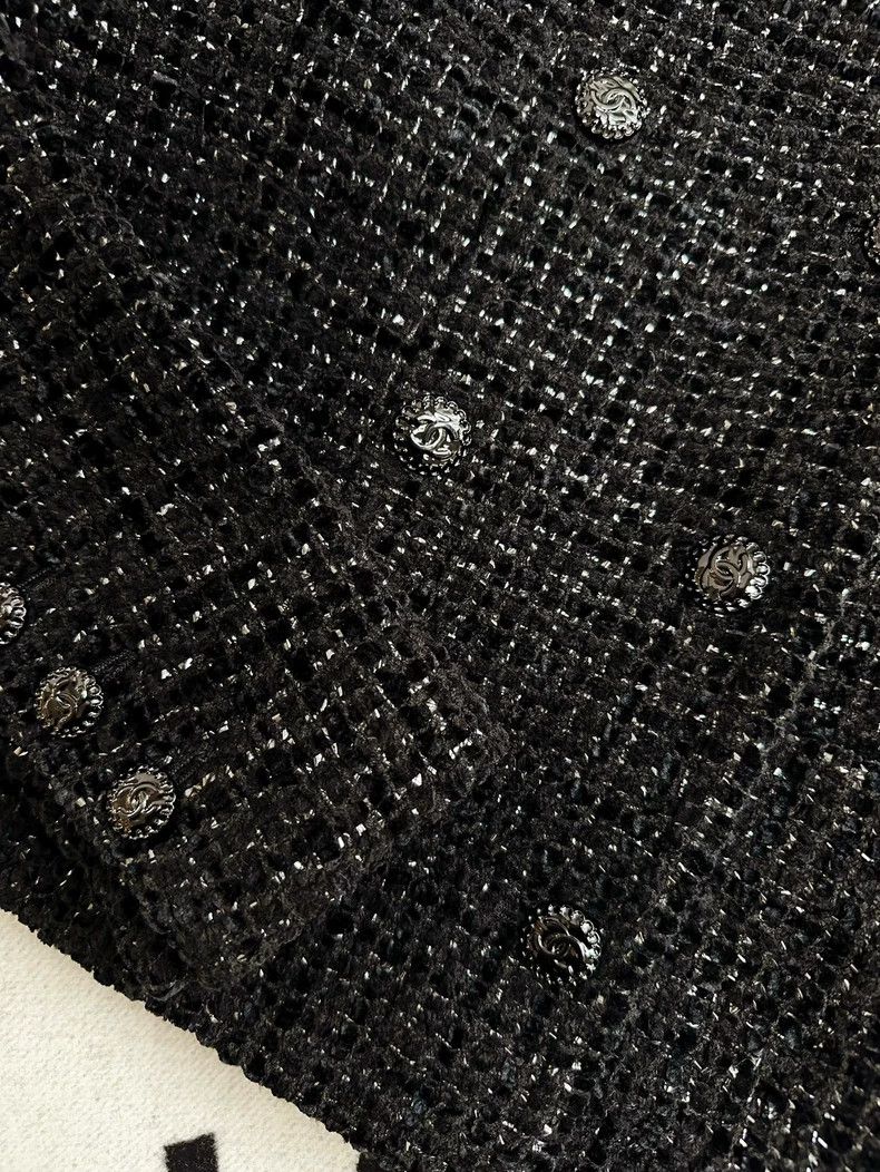 Chanel Chanel 22B autumn and winter preview black double-breasted Size XXS / US 00 / IT 34 - 2 Thumbnail