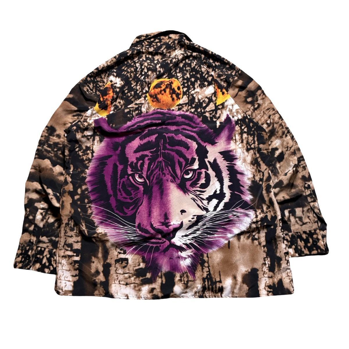 Other Vintage Y2K Trust Tiger Graphic Button Down Shirt Men's XL Size US XL / EU 56 / 4 - 7 Thumbnail