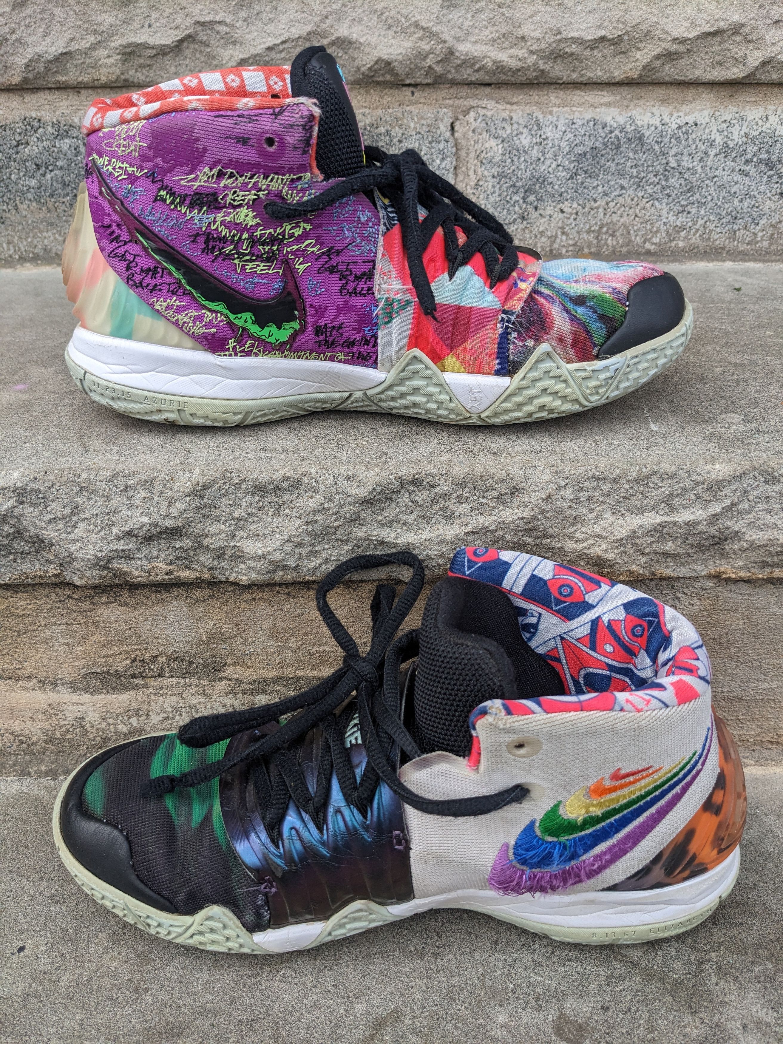 Designer × Nike Kyrie Sneakers Spongebob S2 CV0097-900 Kybrid 5 Youth 4.5Y Size US 5 / EU 37 - 2 Thumbnail