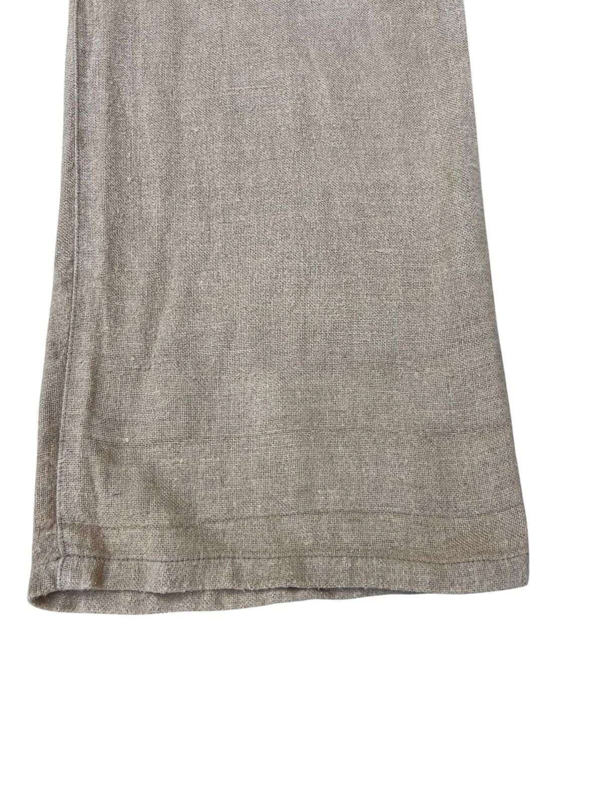 Issey Miyake Issey Miyake Sunaokuwahara Wide Loose Linen Trouser Pant Size US 30 / EU 46 - 13 Thumbnail