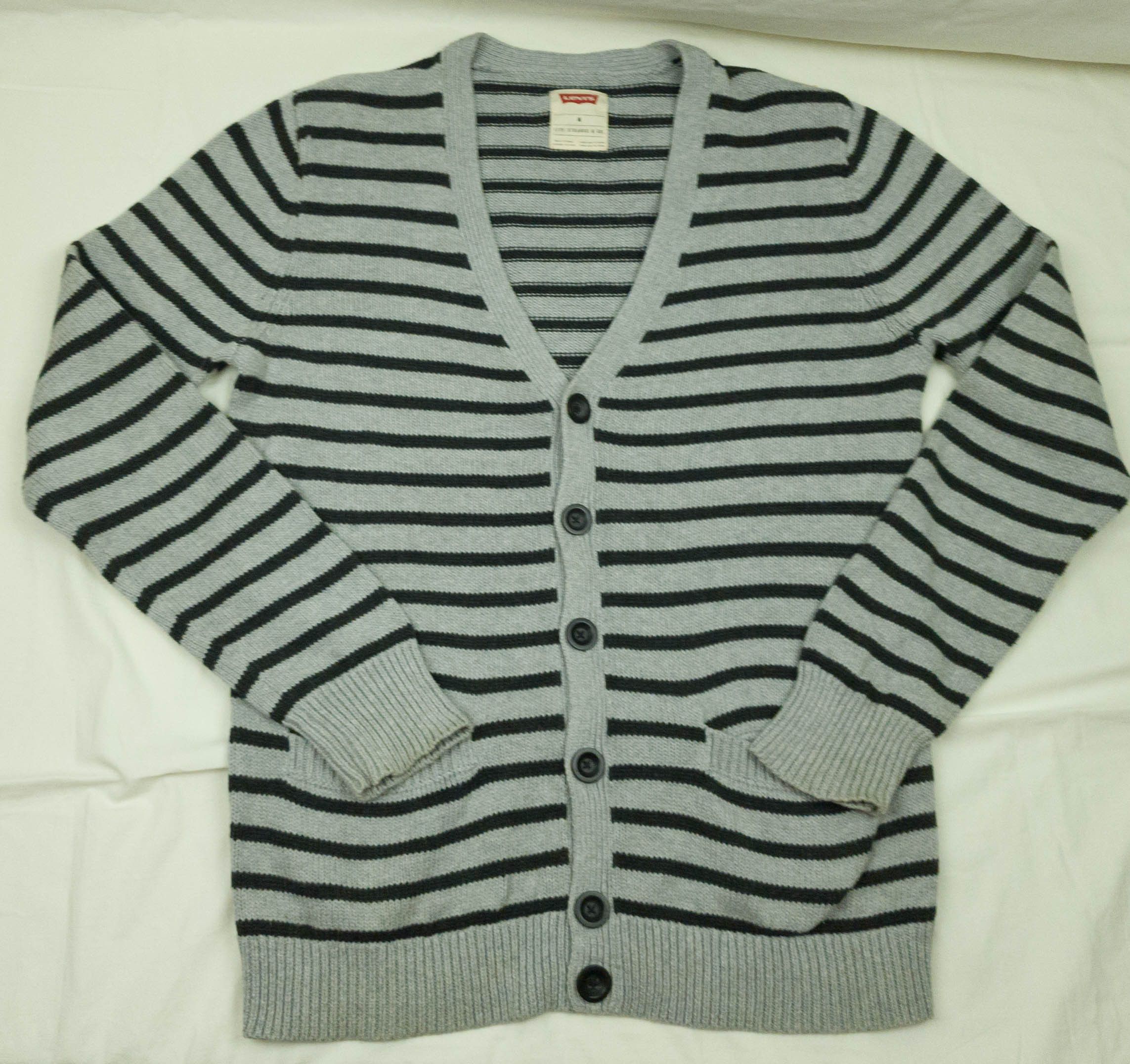 Levi's Levis mens cardigan jumper cotton size M gc Size US M / EU 48-50 / 2 - 5 Thumbnail