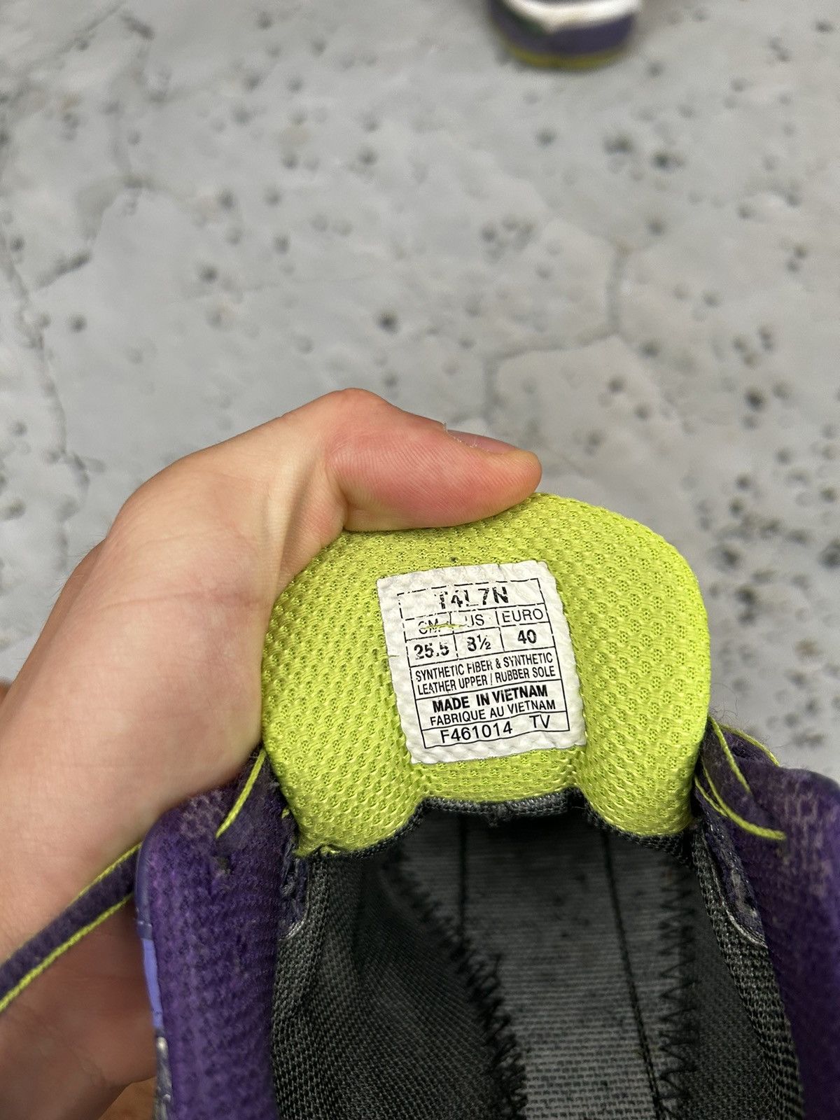 Asics × Vintage Vintage Asics GT-1000 Purple Sneakers Running 90s Retro Hype Size US 8.5 / EU 41-42 - 8 Thumbnail