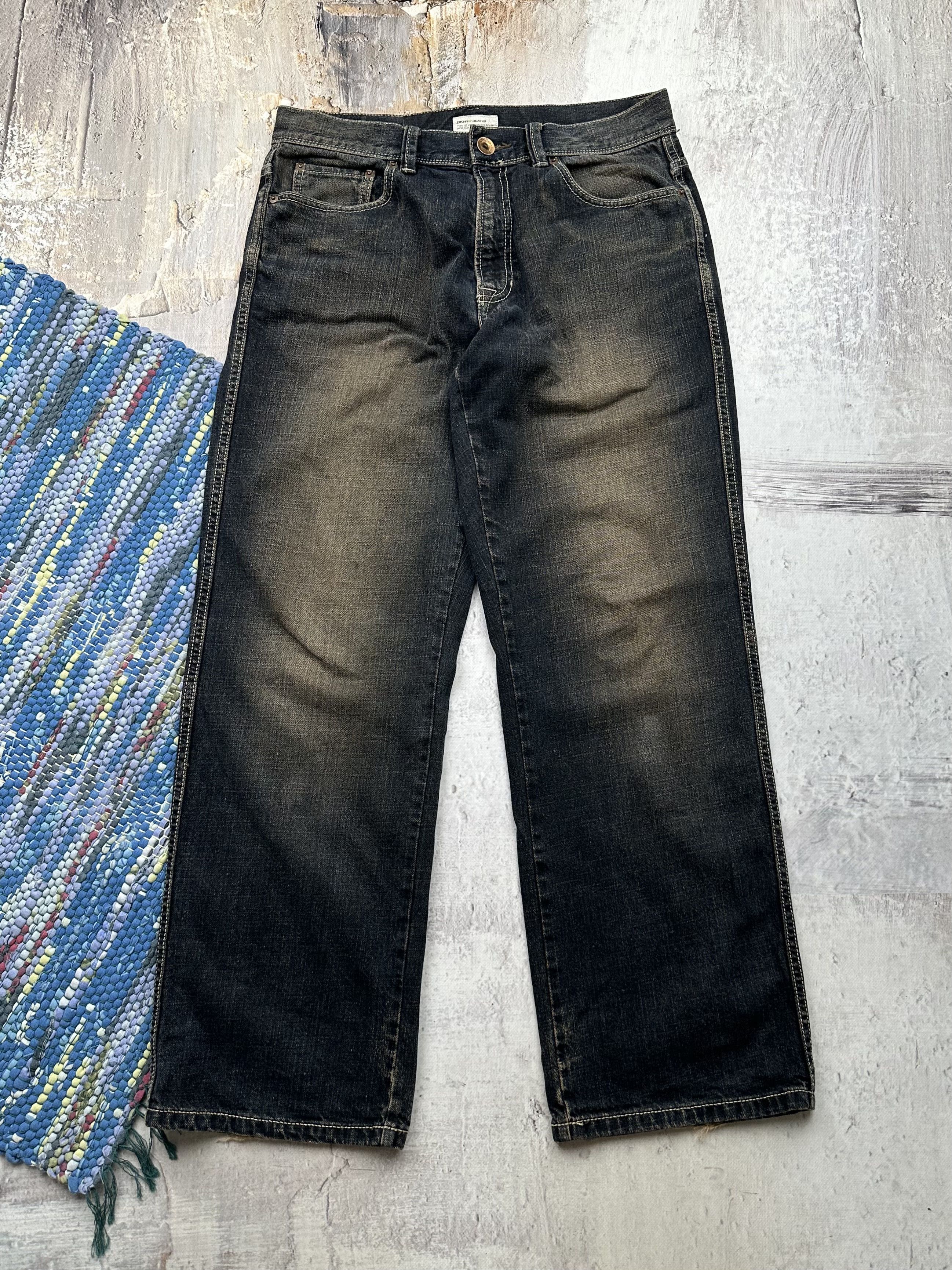 DKNY DKNY Vintage Faded Baggy Jeans A570(213) Size US 32 / EU 48 - 1 Thumbnail