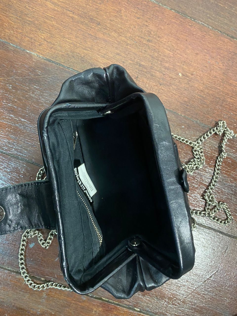 Japanese Brand × Tricot Comme des Garcons × Vintage Vintage tricot Comme des garçons chains shoulder bag Size ONE SIZE - 15 Thumbnail
