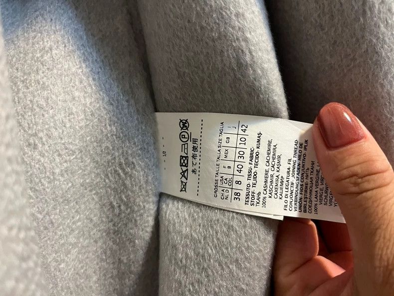 Max Mara Max Mara Labbro grey cashmere coat Size XL / US 12-14 / IT 48-50 - 5 Thumbnail