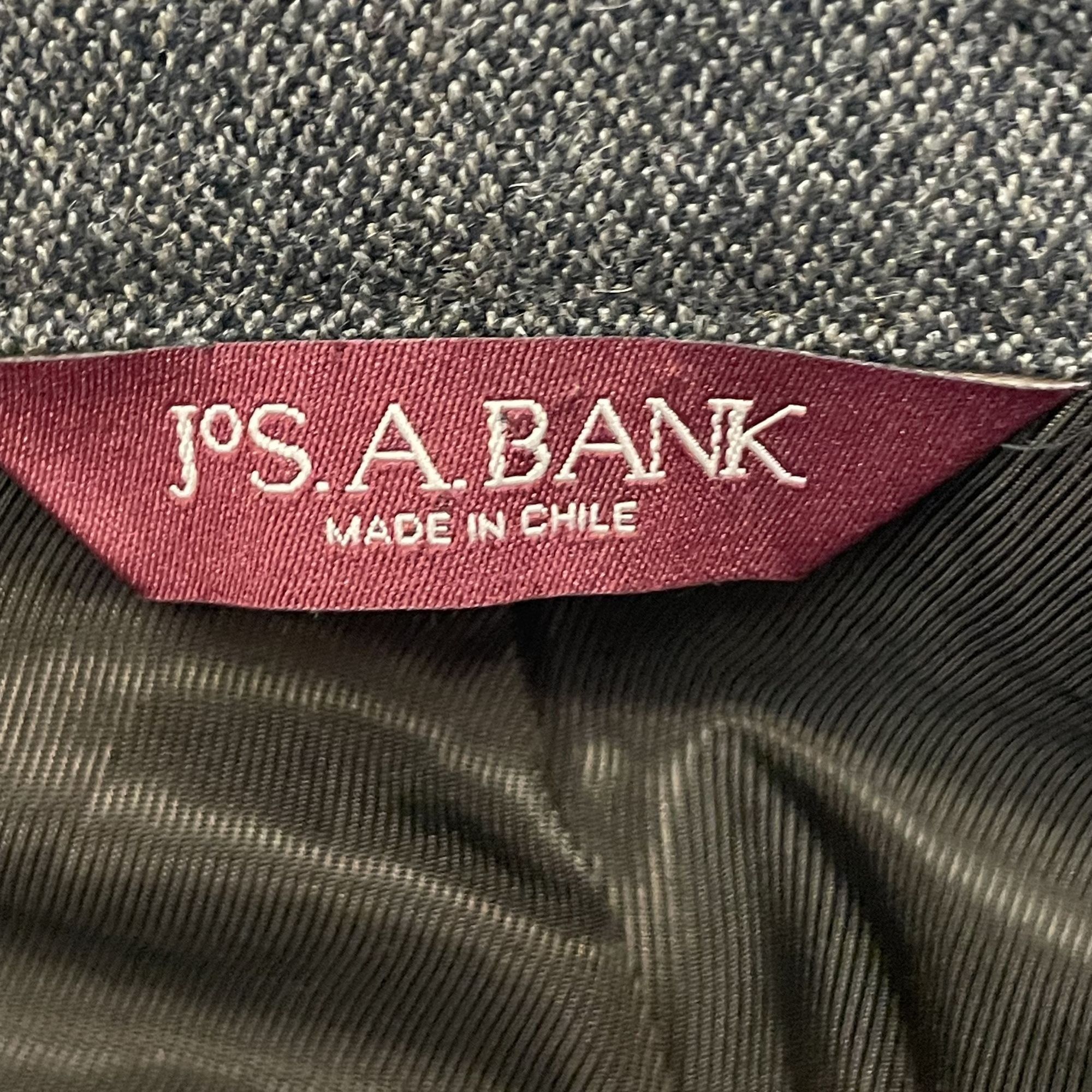 Jos. A. Bank Jos A Bank Sport Coat 3 BTN Jacket Brown Gray WOOL Jacket Size 44L - 6 Thumbnail