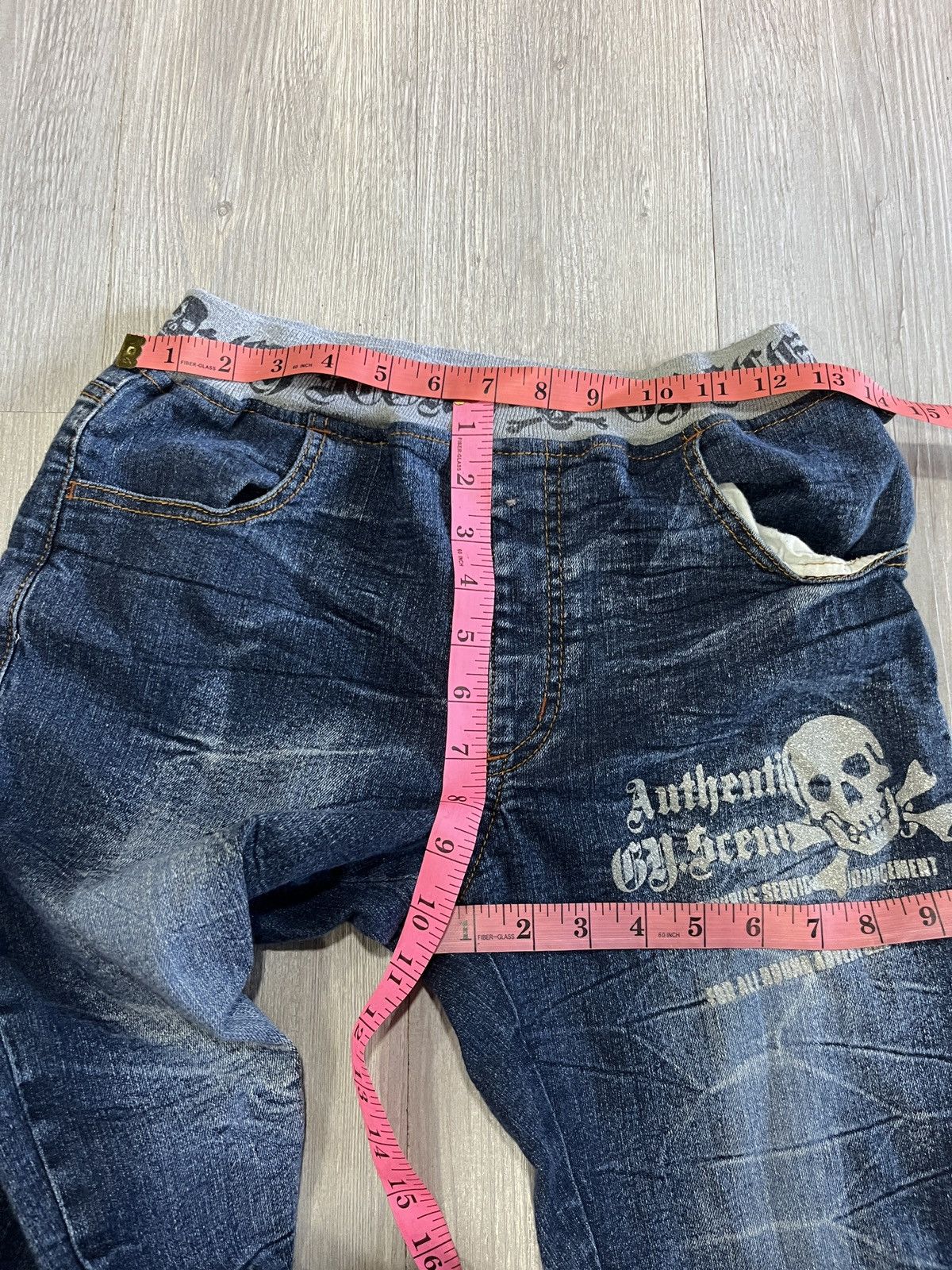 Hysteric Glamour Vintage Skeleton RARE Skull Denim Size US 28 / EU 44 - 7 Thumbnail