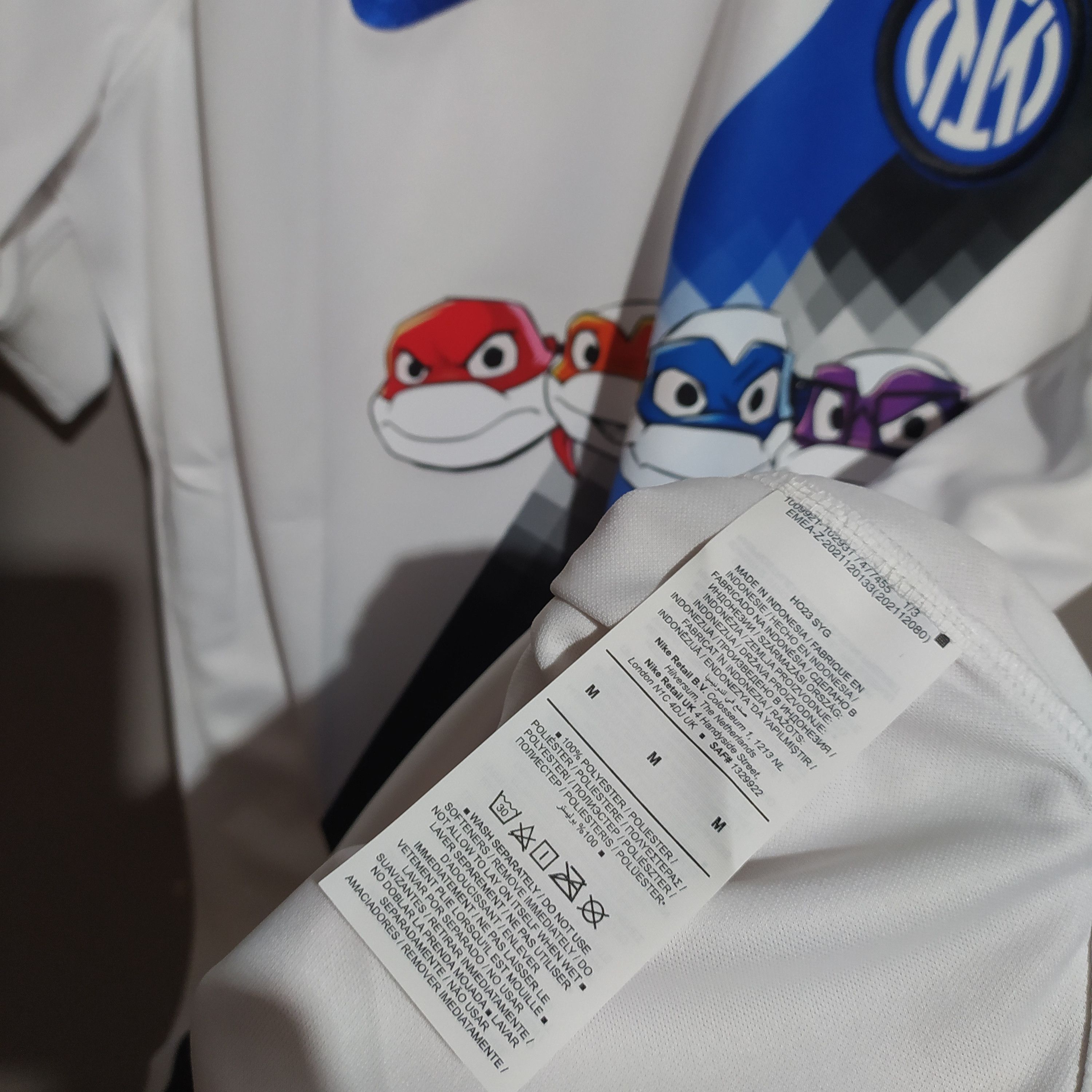 Nike Nike x Inter Milan 23/24 x Ninja Turtles Away Jersey Size US M / EU 48-50 / 2 - 11 Thumbnail