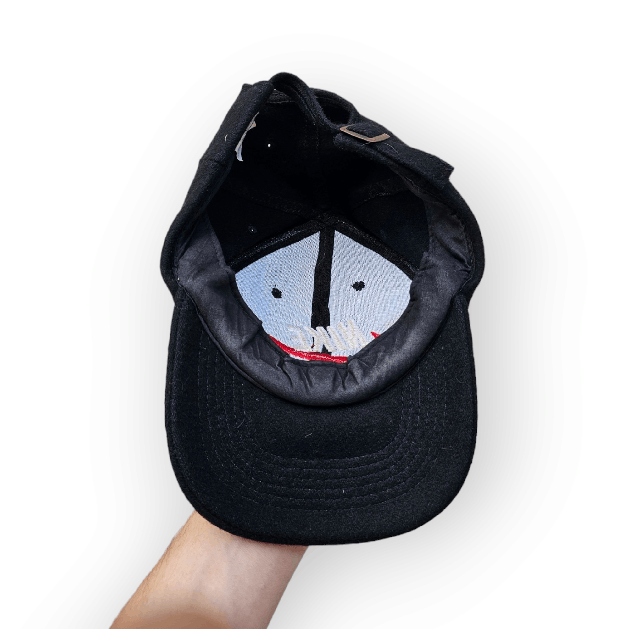 Nike × Vintage Nike Big Logo Wool Hat Size ONE SIZE - 3 Thumbnail