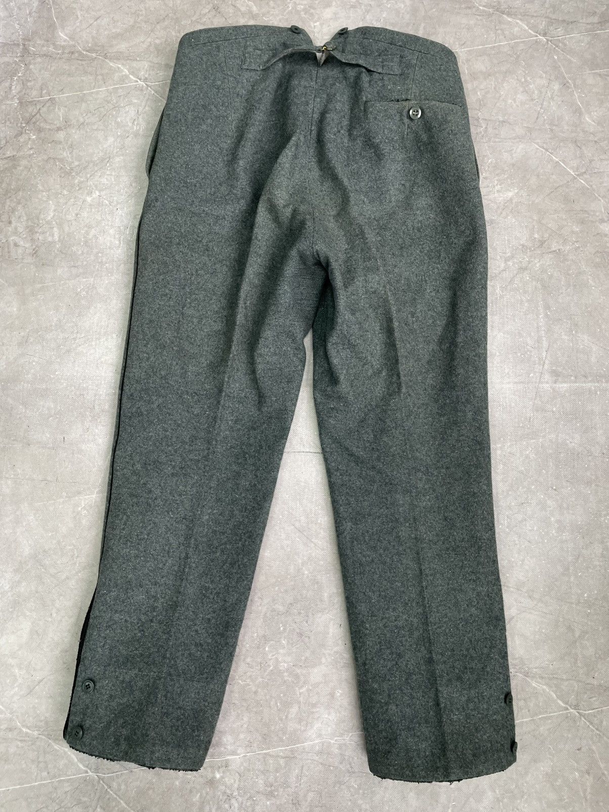 Le Laboureur German Army Wool Trousers swiss army 90s Pants Size US 32 / EU 48 - 8 Thumbnail