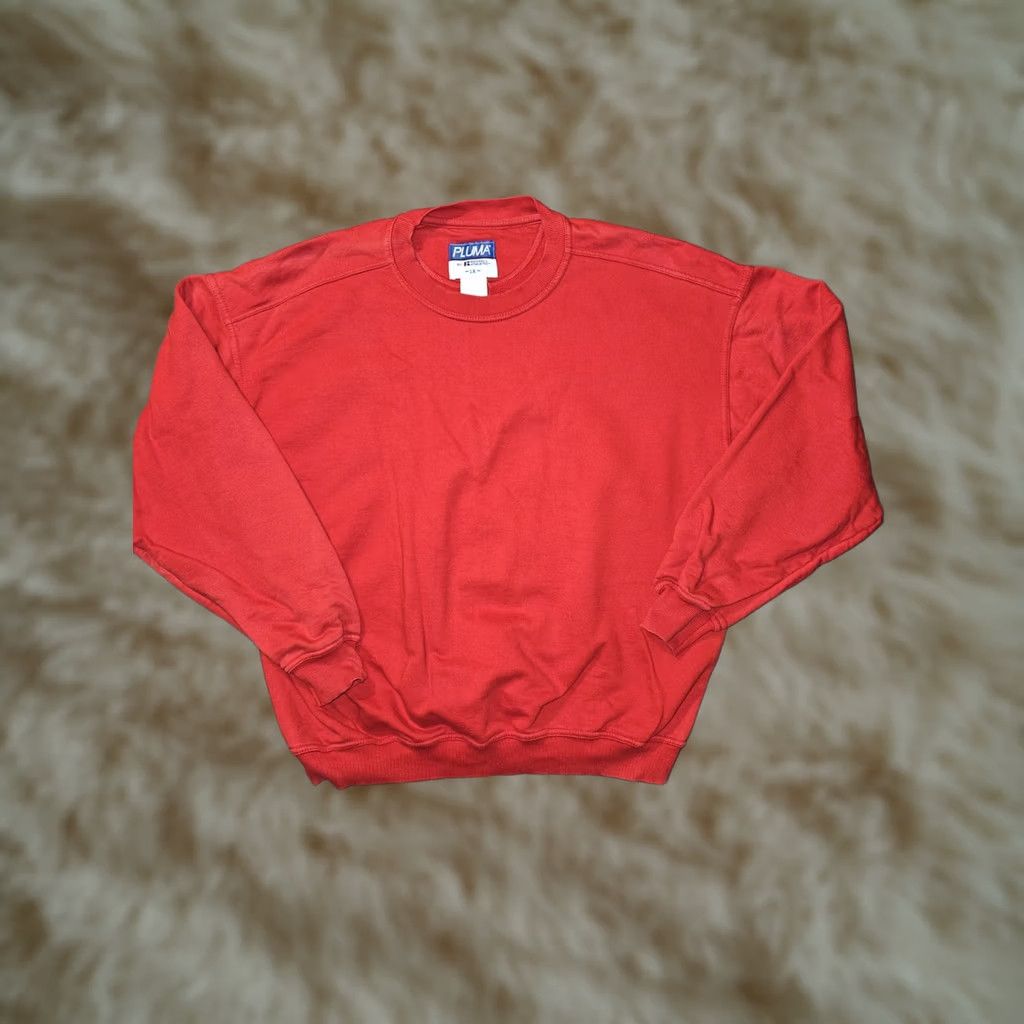 Russell Athletic VINTAGE Russell Athletic Sweatshirt Mens 2XL Red Long Sleeve Crew Neck Pullover 90s Classic Size US XXL / EU 58 / 5 - 1 Thumbnail