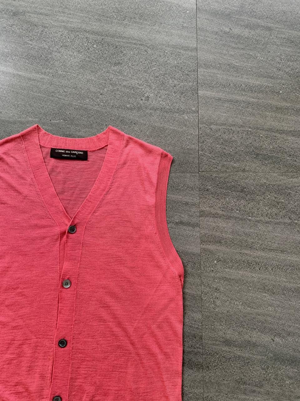 Comme des Garcons Homme Plus FREE TAX! 90s Knitted Vest Size US M / EU 48-50 / 2 - 2 Thumbnail