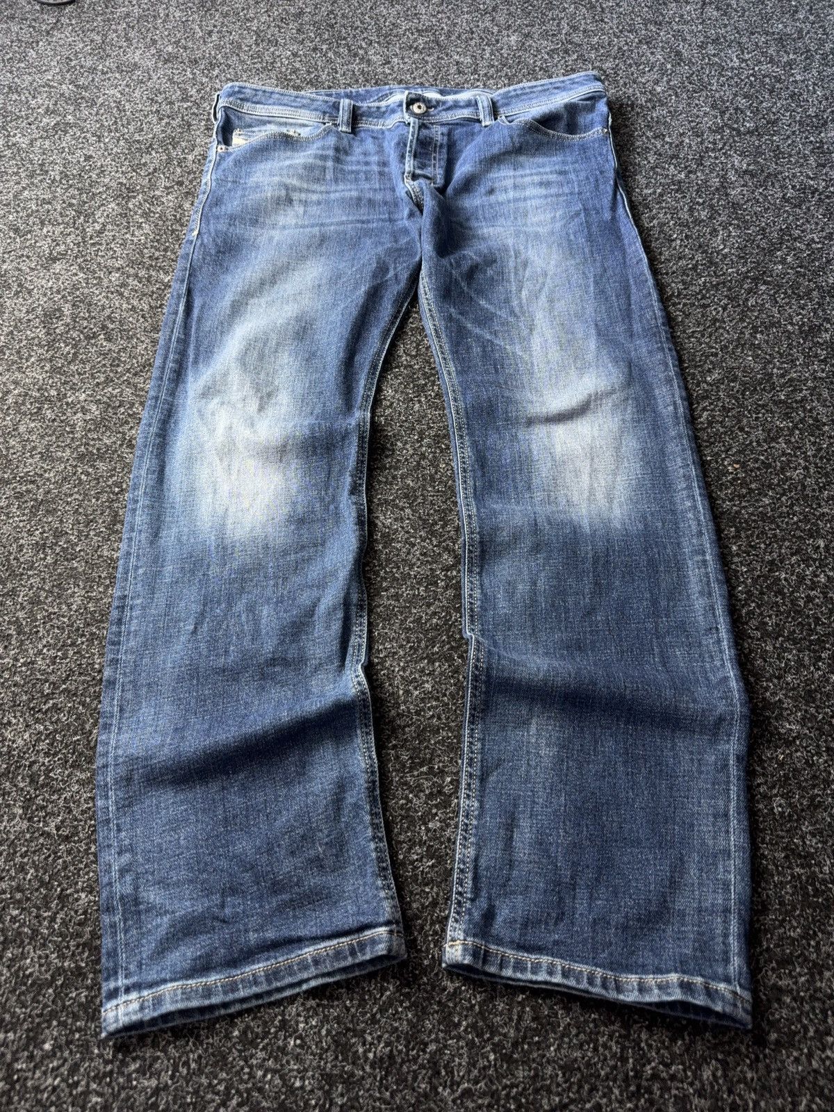 Diesel Luxury Avant Garde Diesel Safado-R Straight Jeans retro Size US 38 / EU 54 - 1 Thumbnail