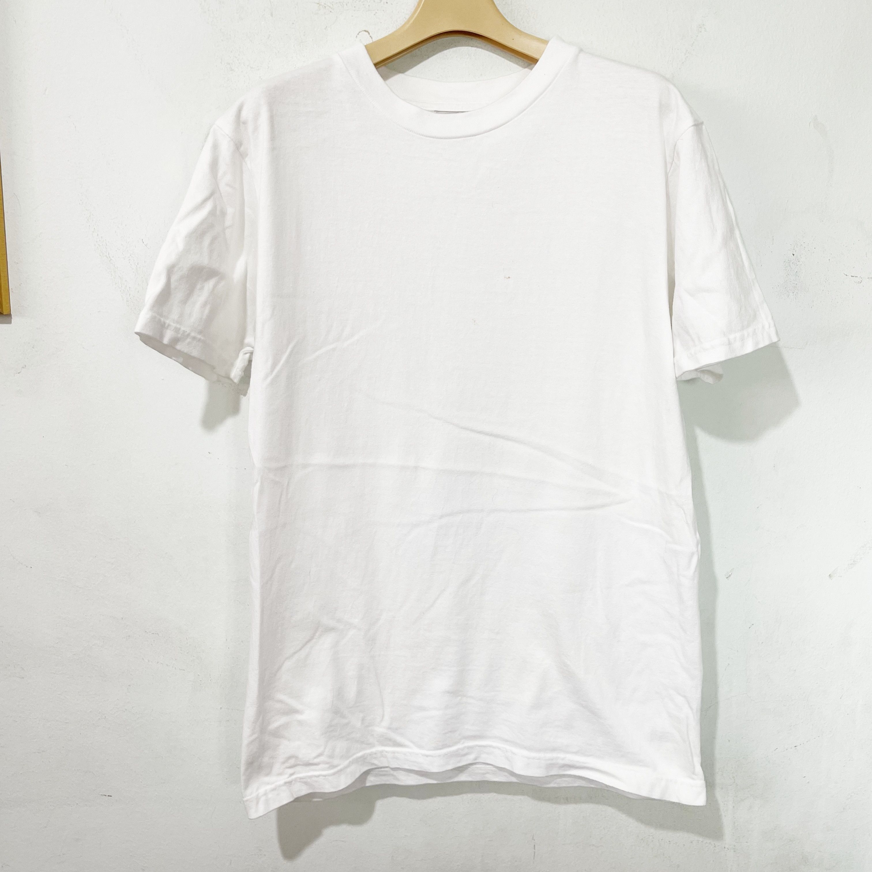 Vintage Vintage 90s Onieta Blank White T-Shirt Size US M / EU 48-50 / 2 - 1 Thumbnail