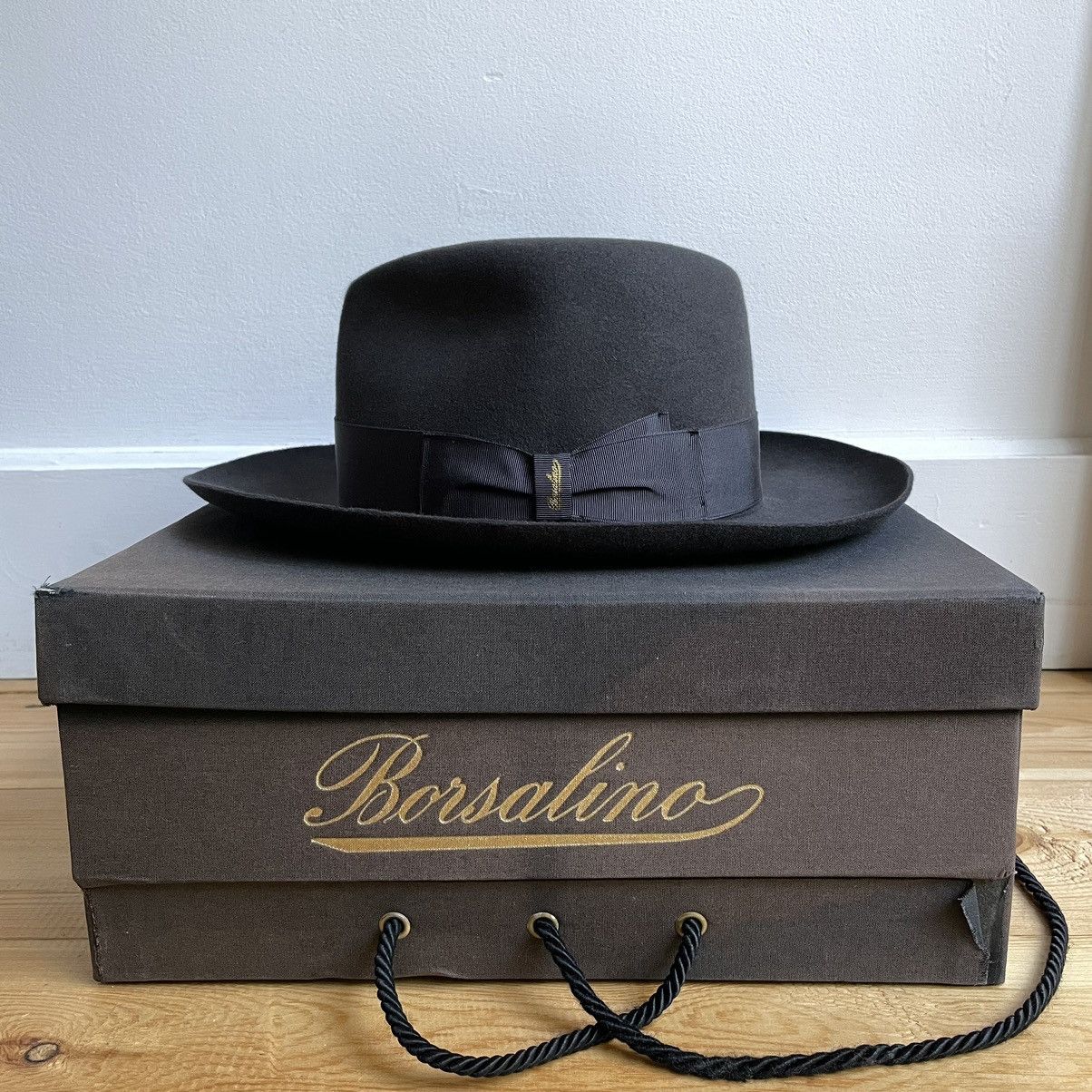 Borsalino Borsalino Amedeo S.Q. Felt Wide Brim Size ONE SIZE - 7 Thumbnail