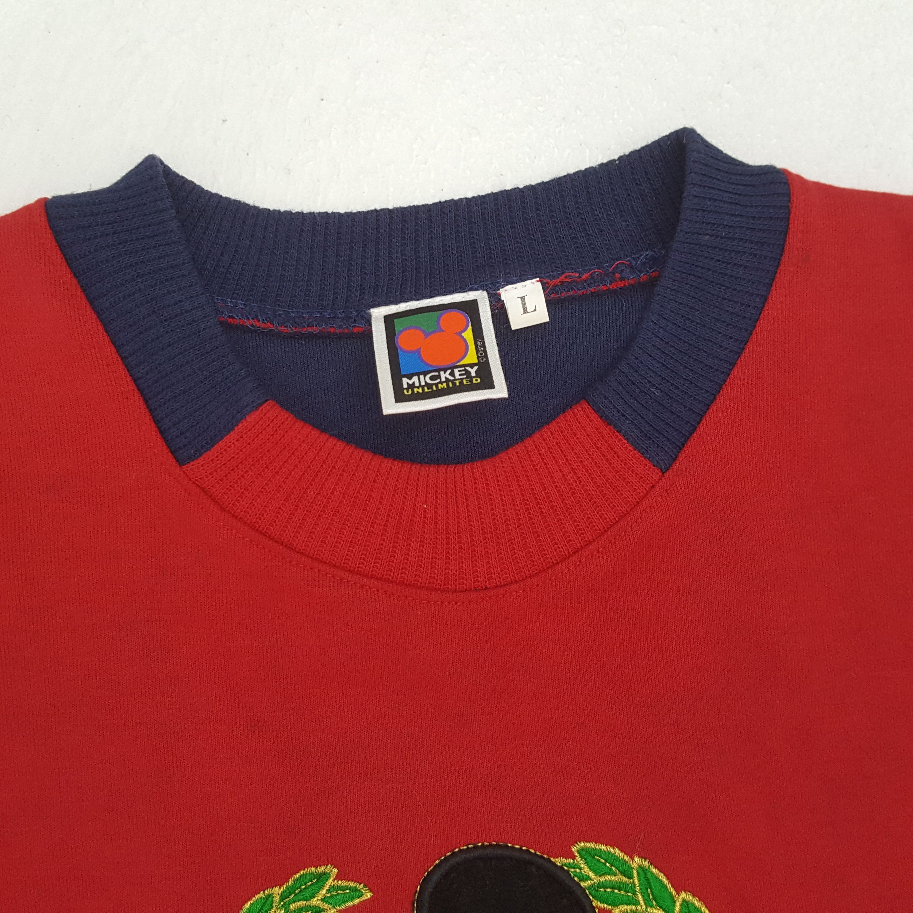 Disney × Mickey Mouse × Vintage MICKEY MOUSE Disney Cartoon Character Vintage Sweatshirt Size US M / EU 48-50 / 2 - 9 Thumbnail