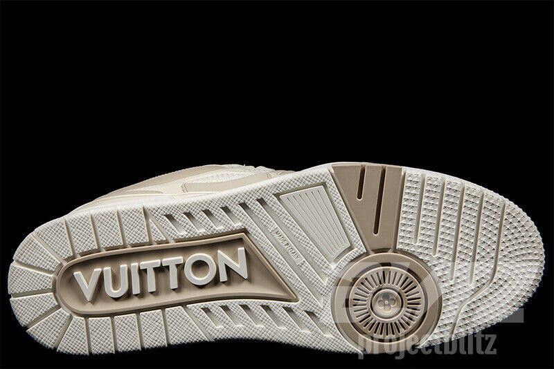 Louis Vuitton LOUIS VUITTON LV SKATE TRAINER SNEAKER BEIGE WHITE Size US 9 / EU 42 - 6 Thumbnail