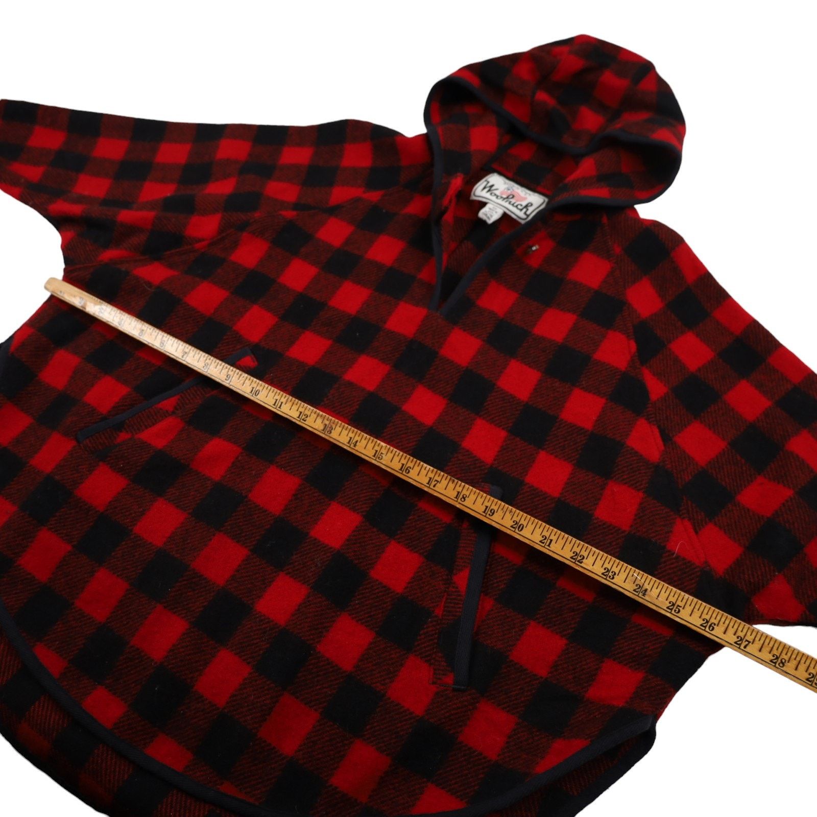 Vintage × Woolrich Woolen Mills Vintage Woolrich %100 Wool Hooded Poncho Size S / US 4 / IT 40 - 7 Thumbnail