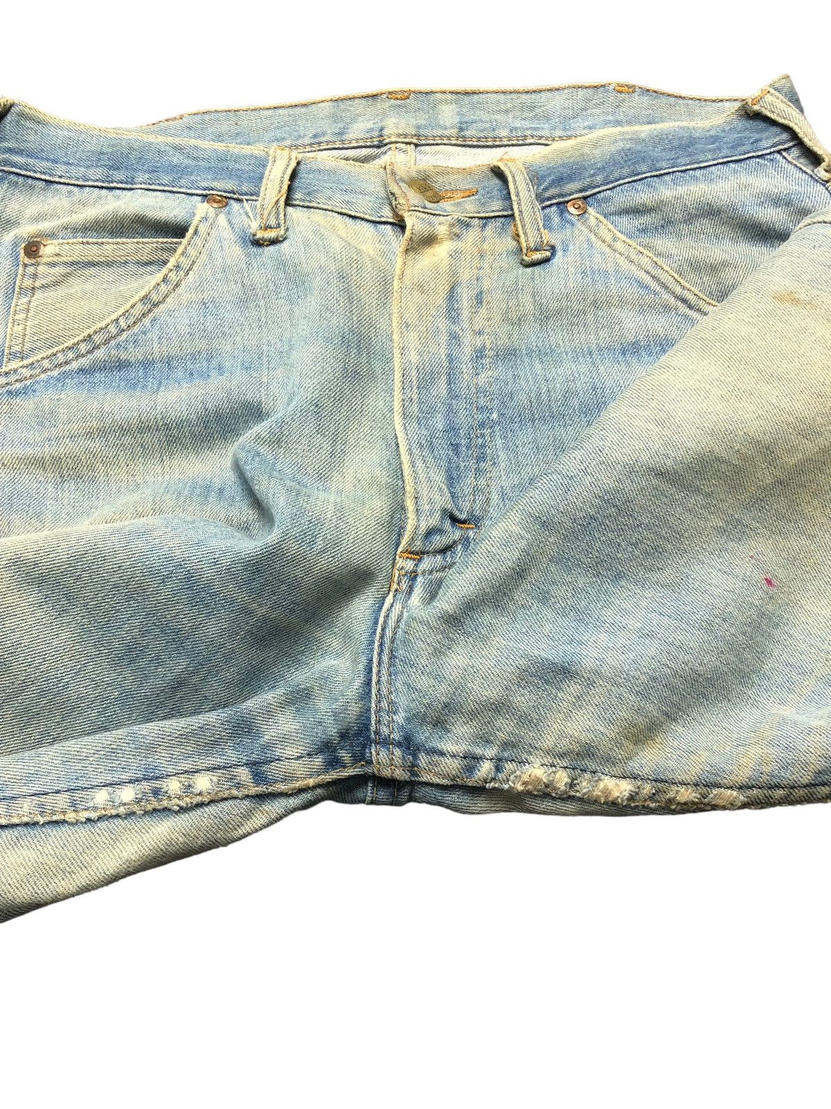 Lee Vintage 70s Lee Riders Distressed Mud Wash Jeans Size US 33 - 7 Thumbnail