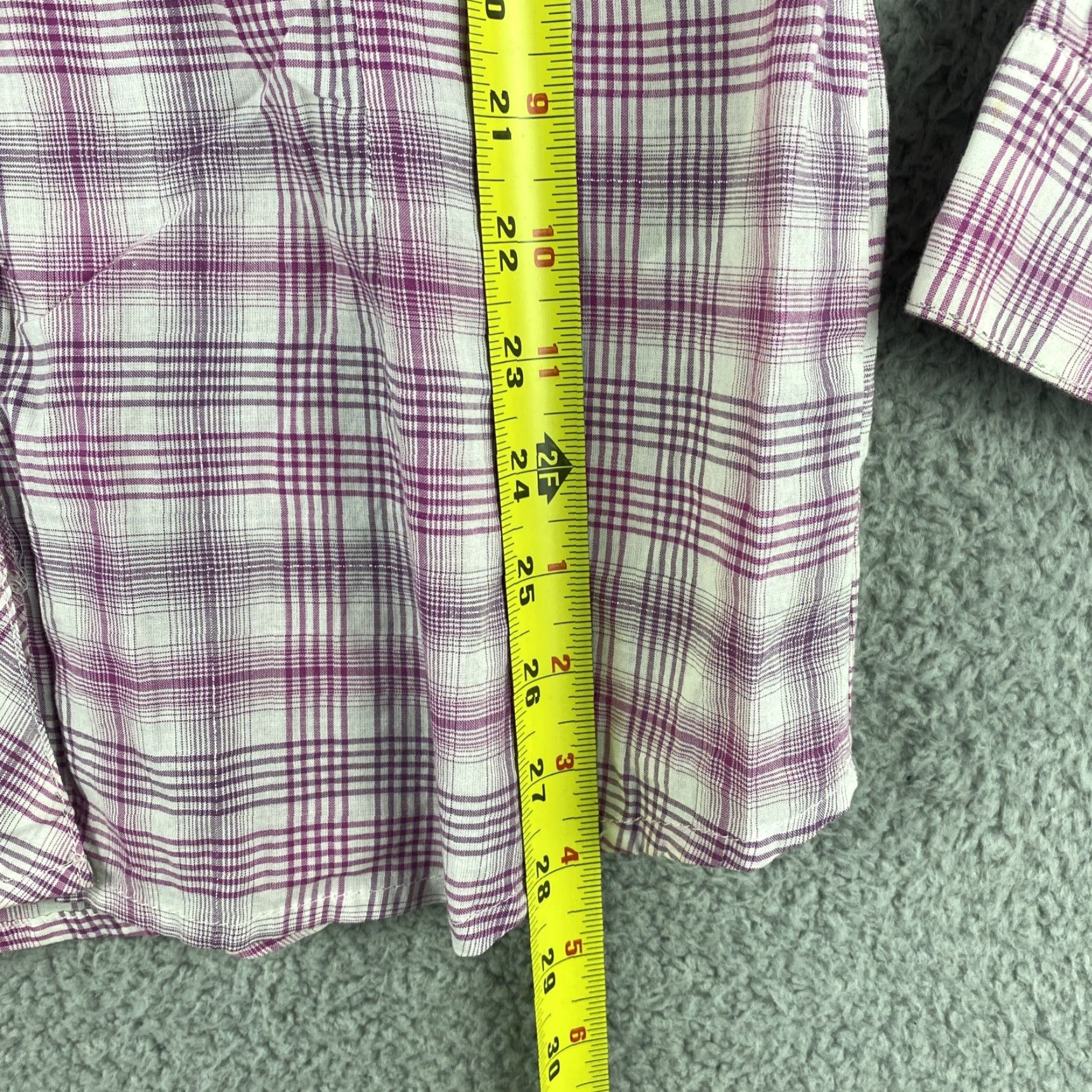 Wrangler VINTAGE Wrangler Rock 47 Pearl Snap Shirt Western Plaid Men’s Large Pink 47-32 Rhinestone Snap Closure Size US L / EU 52-54 / 3 - 6 Thumbnail