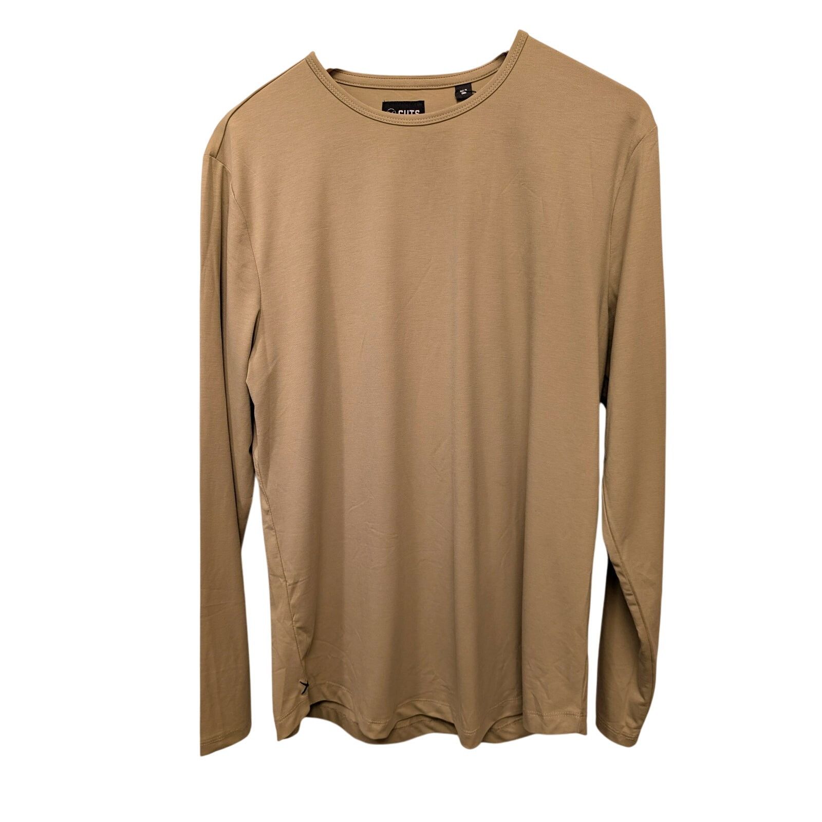 Other Cuts Men's AO Long Sleeve Curve-Hem Tee Khaki Pyca Pro Size US L / EU 52-54 / 3 - 1 Thumbnail