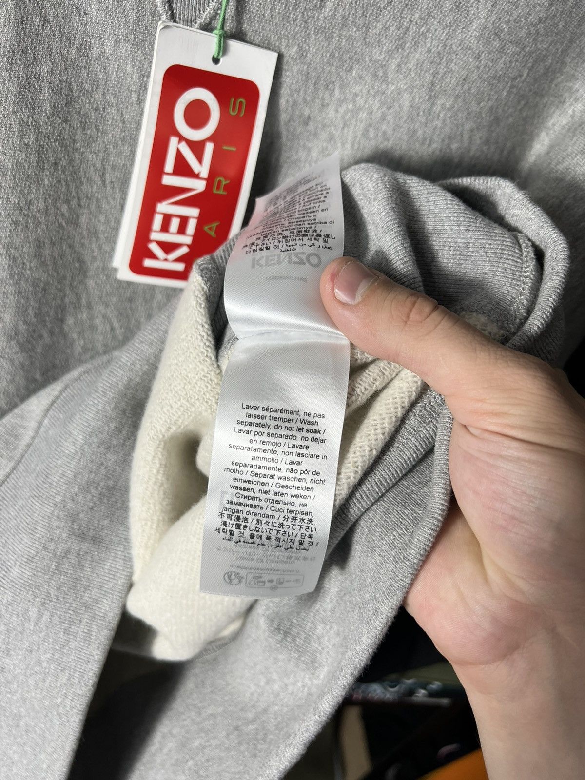 Kenzo 🔥 Kenzo Paris Oversized Sweatshirt — Grey Size S Size US S / EU 44-46 / 1 - 17 Thumbnail