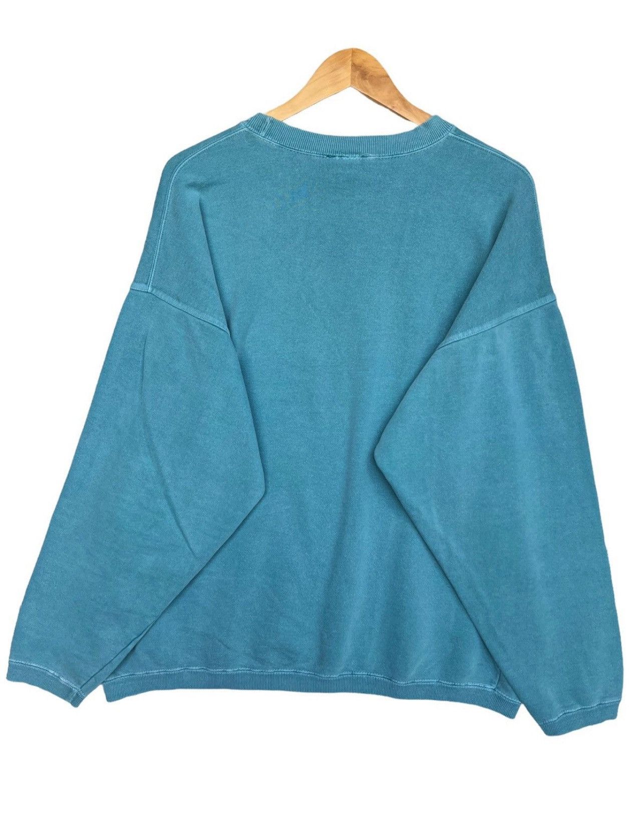 Vintage Vintage 90s Madeline Island Scenary Sweatshirt XL Turqoise Size US XL / EU 56 / 4 - 2 Thumbnail
