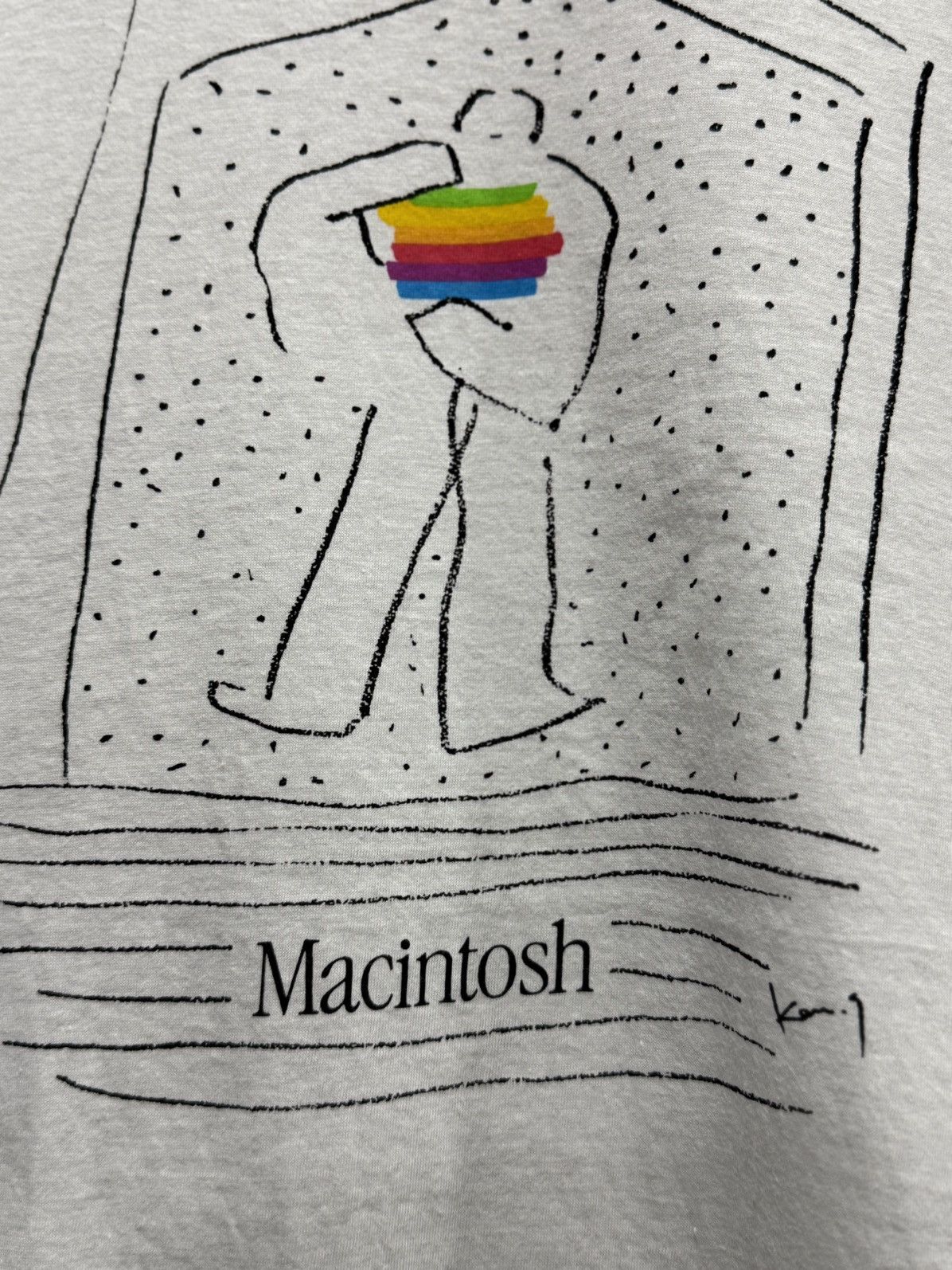 Apple × Vintage Vintage Apple Macintosh Promo Japan Tee Size US L / EU 52-54 / 3 - 4 Thumbnail