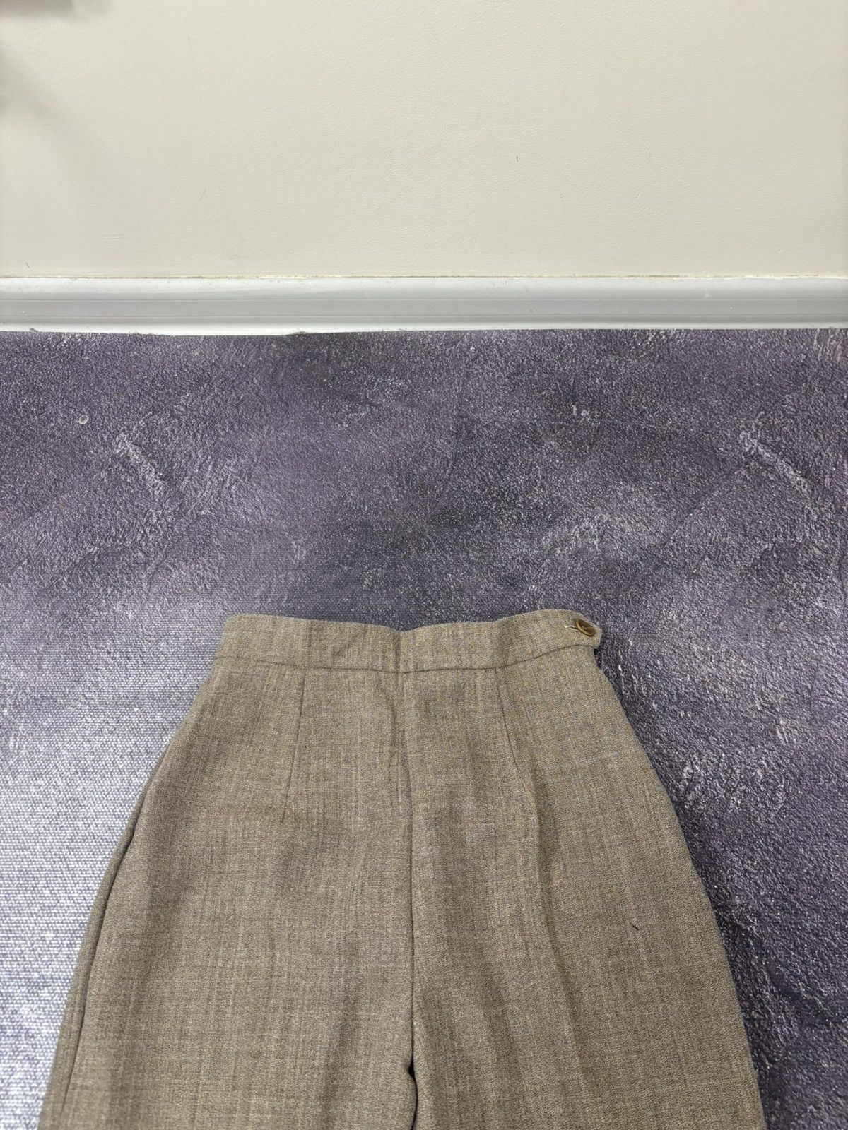 Kenzo Vintage Kenzo Women’s Luxury Tapered Wool Pants Trousers Size 26" / US 2 / IT 38 - 5 Thumbnail