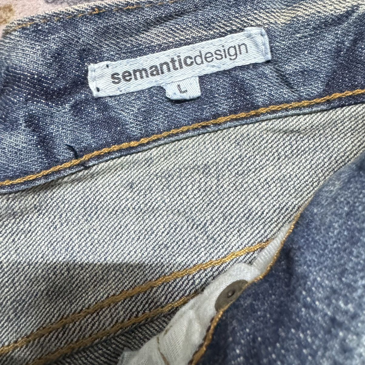 semanticdesign Semantic Design Acid Wash Distressed Denim Flare Jeans Size US 32 / EU 48 - 12 Thumbnail