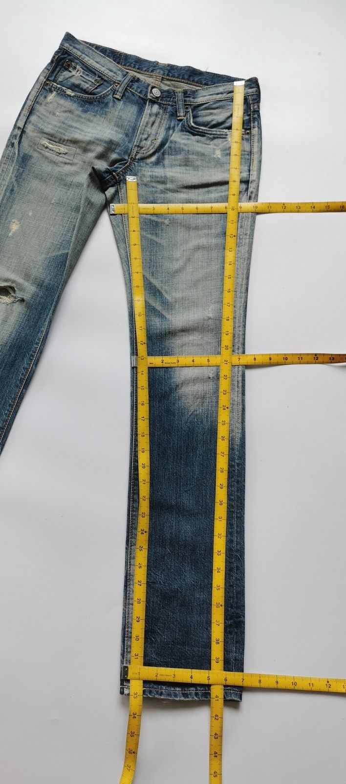 Edwin Edwin Japan Distressed Jeans ERD Grunge Size US 29 - 13 Thumbnail