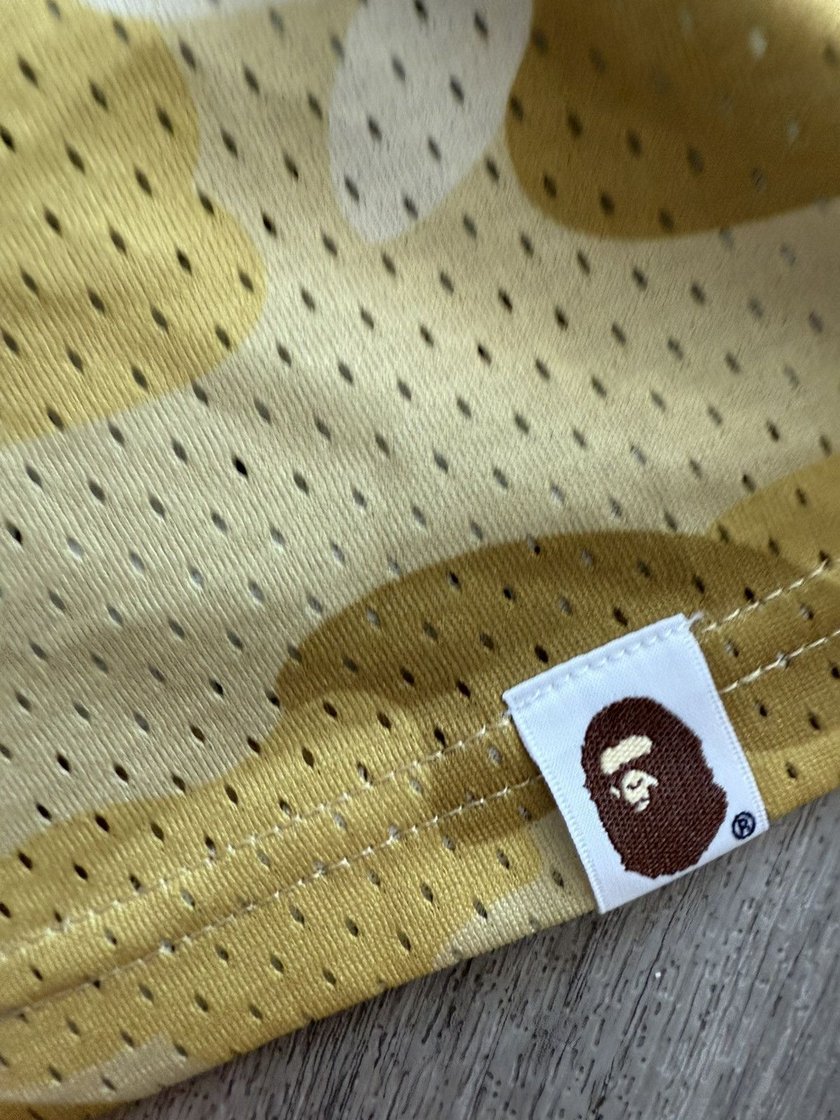 Bape Bape yellow camo basketball jersey Size US L / EU 52-54 / 3 - 3 Thumbnail