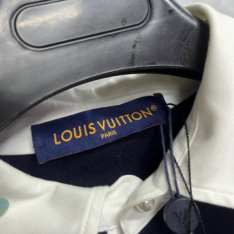 Louis Vuitton Louis Vuitton 24 New Navy Blue Letter Logo Embroidered But Size US S / EU 44-46 / 1 - 4 Thumbnail