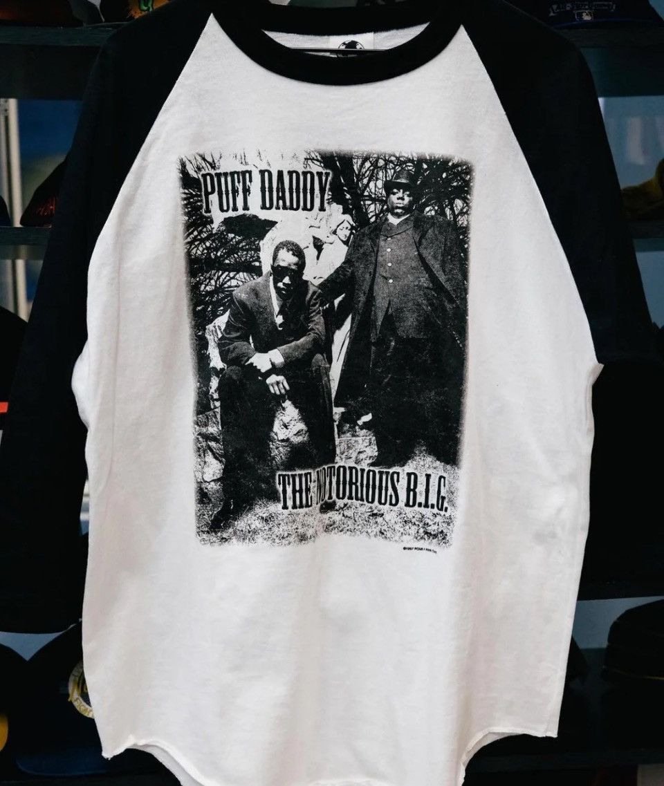 Vintage ‘97 Puff & Biggie Raglan Size US XL / EU 56 / 4 - 1 Thumbnail