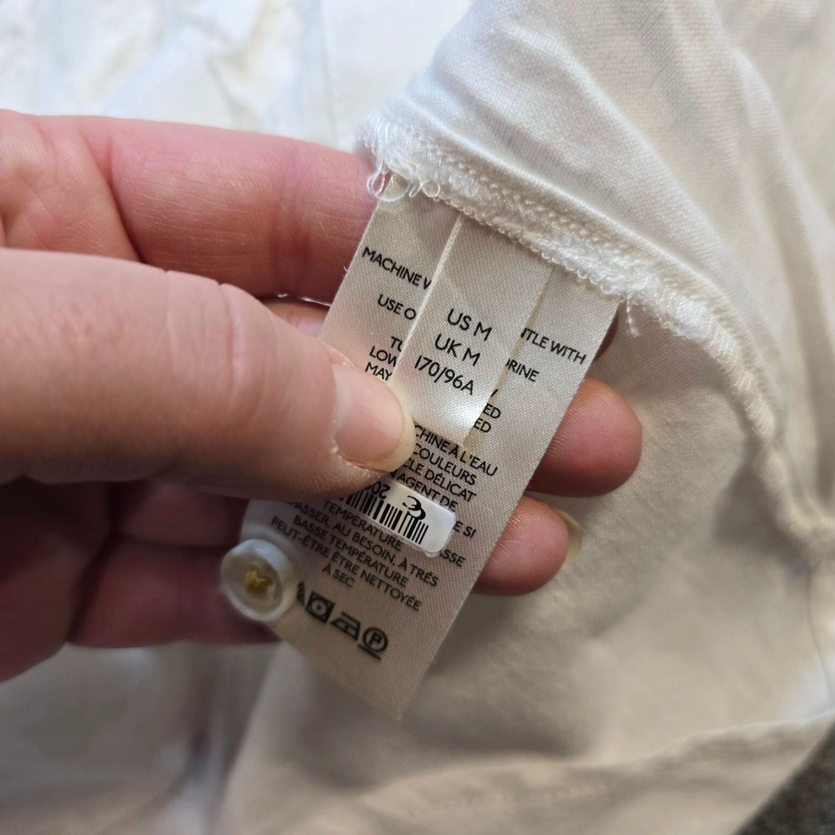 Vintage Pilcro Womens Button-Up Linen White Ruffle Front Casual Shirt Size M Spring Bohemian Womens Size M / US 6-8 / IT 42-44 - 7 Thumbnail