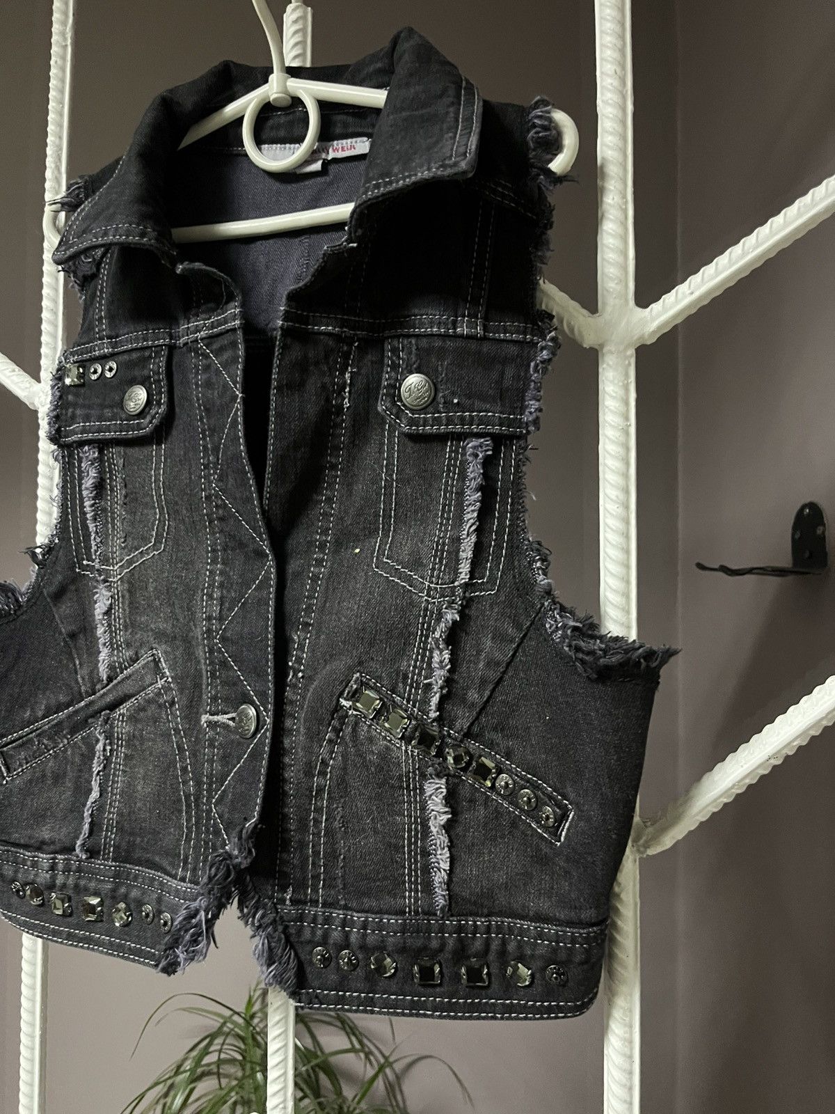 If Six Was Nine Y2K Punk Vest Japanese LGB Kmrii Archive Rick Owens Style Size S / US 4 / IT 40 - 3 Thumbnail