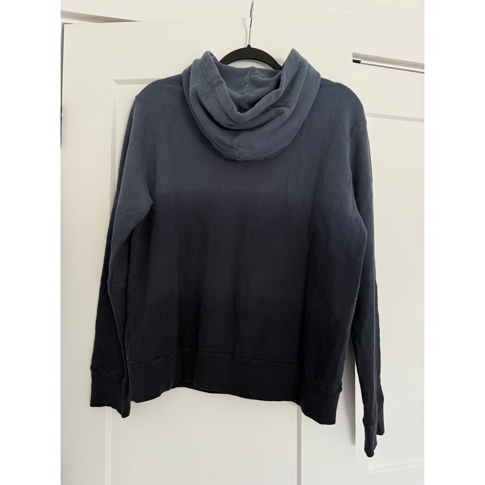 MONROW $143 New Monrow Men’s Blue Steel Ombré Terry Hoodie - Small Size US S / EU 44-46 / 1 - 4 Thumbnail