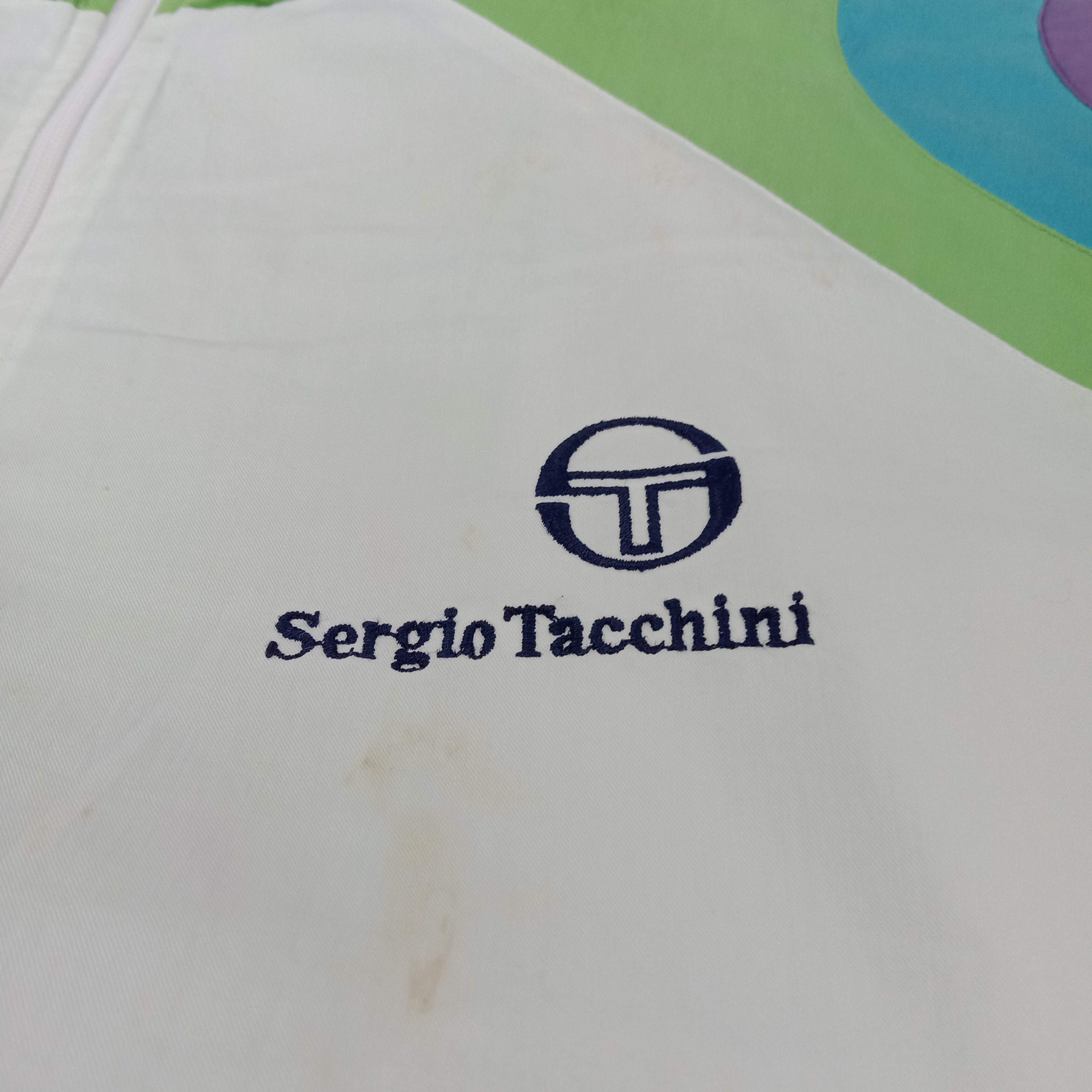 Sergio Tacchini × Vintage Sergio Tacchini Sports Style Retro Jacket Size US L / EU 52-54 / 3 - 3 Thumbnail