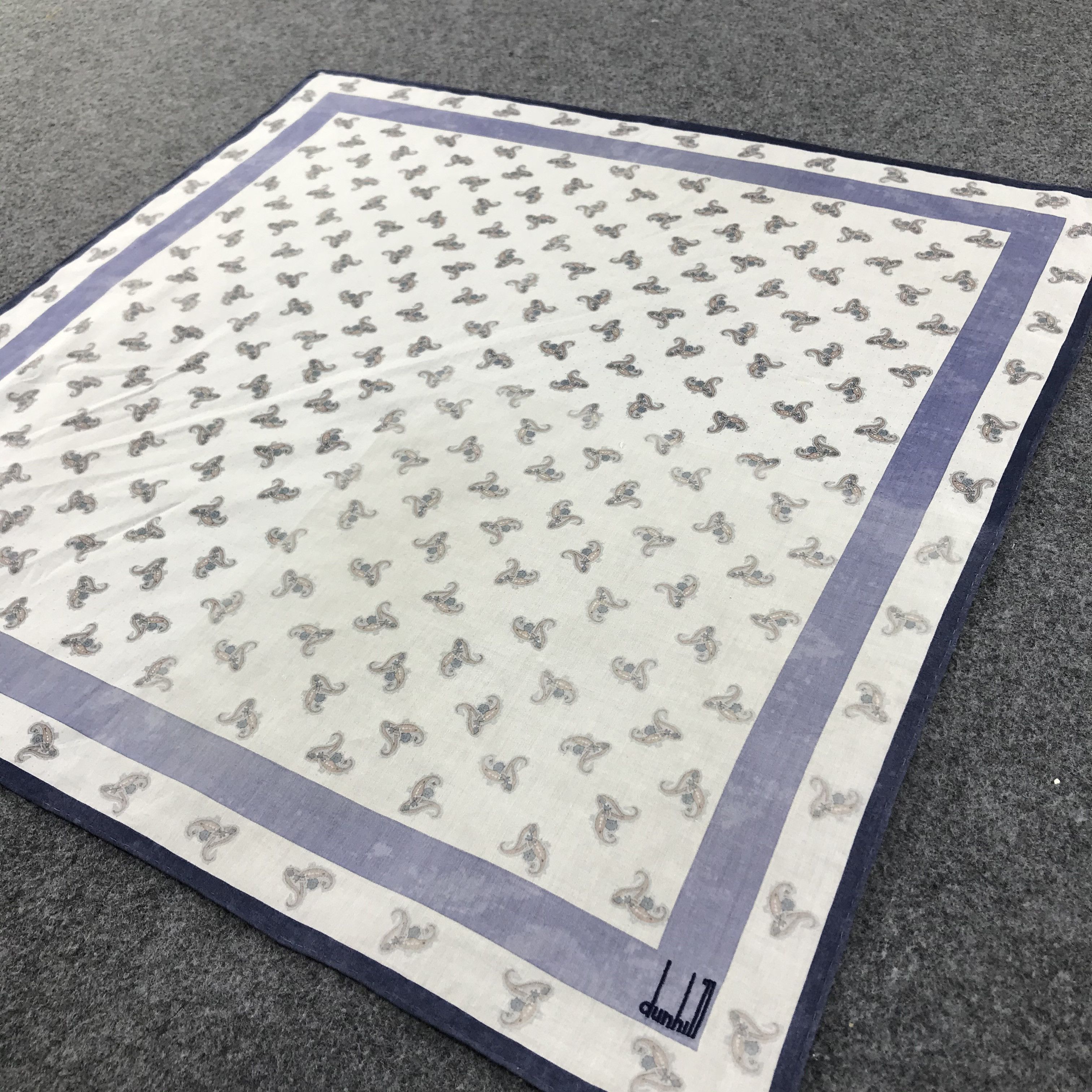 Alfred Dunhill Dunhill Handkerchief Neckerchief Bandana H484 Size ONE SIZE - 5 Thumbnail