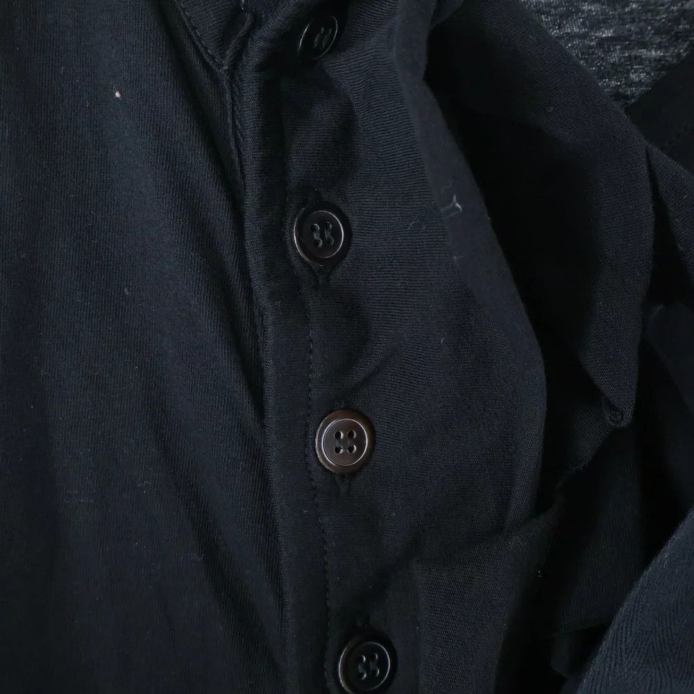 Yohji Yamamoto YOHJI YAMAMOTO POUR HOMME // Henley neck T-shirt Size US L / EU 52-54 / 3 - 6 Thumbnail