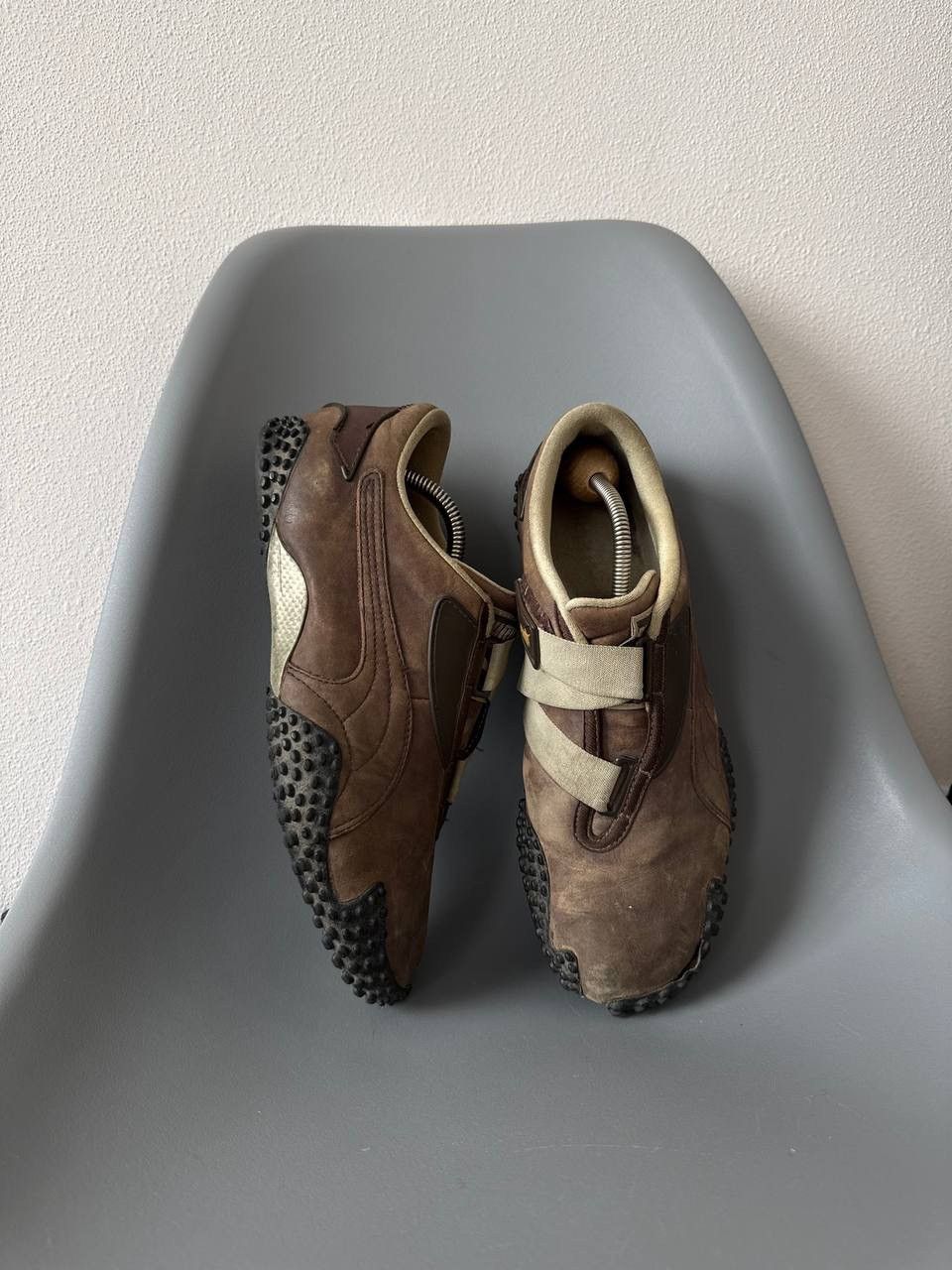 Vintage Puma Mostro brown Leather