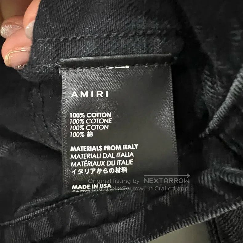 Amiri Amiri Size M Patchwork Zipper Cashew Flower Denim Jacket Size US M / EU 48-50 / 2 - 9 Thumbnail